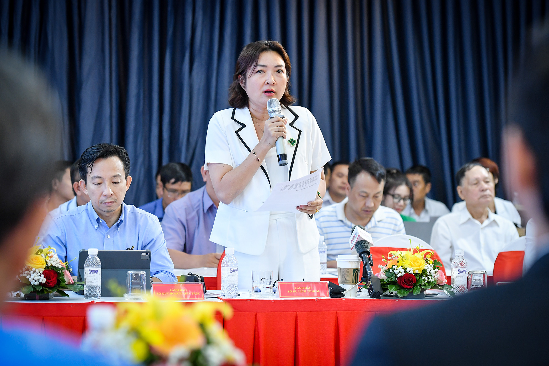 [Ảnh] Hội thảo “Ảnh hưởng của tĩnh không cầu Thủ Thiêm 4 đến tiềm năng phát triển du lịch khu vực Cảng Sài Gòn” ảnh 7