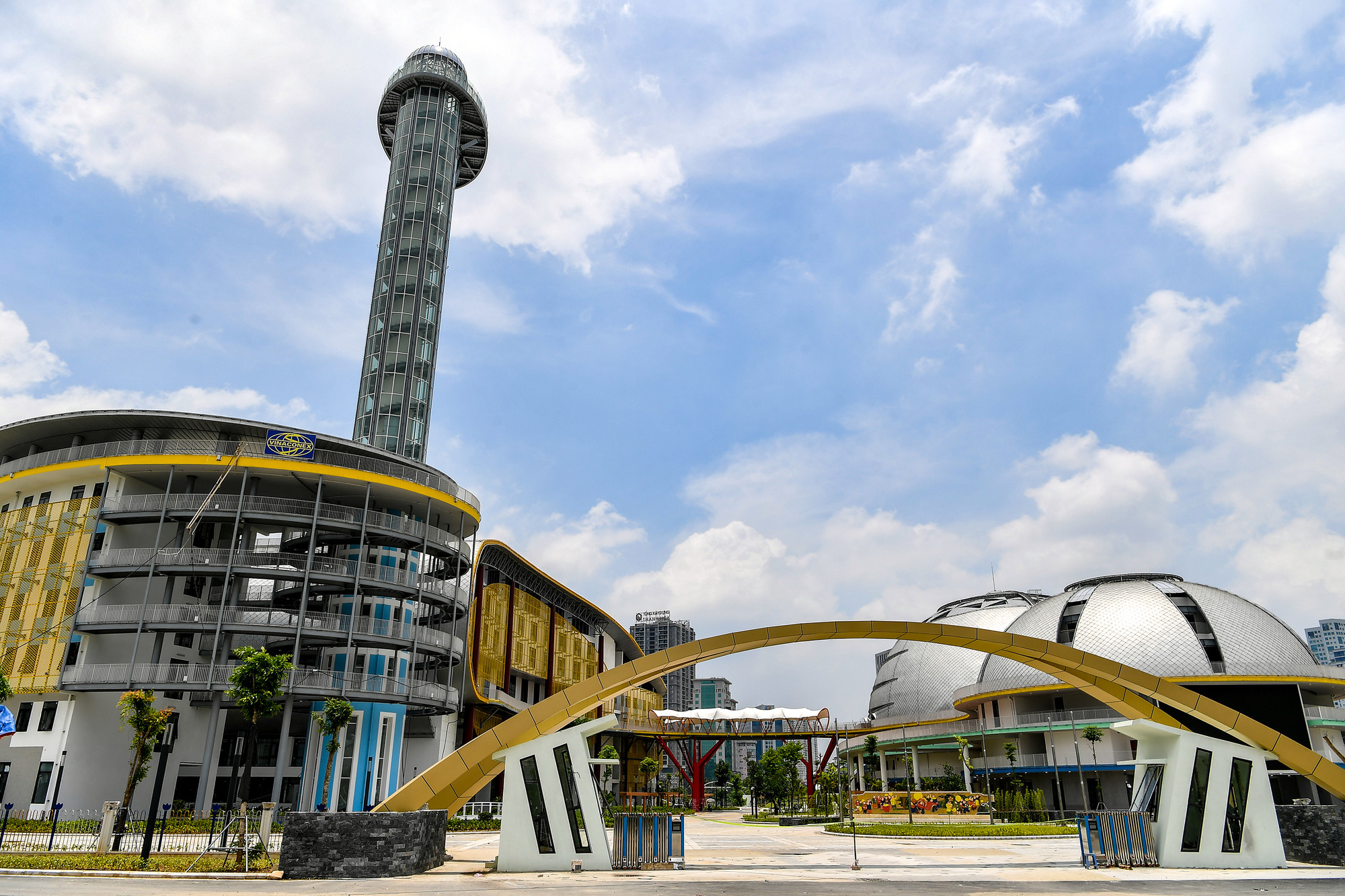 Công trình Cung Thiếu nhi Hà Nội chia thành 2 khu: khu A và khu B