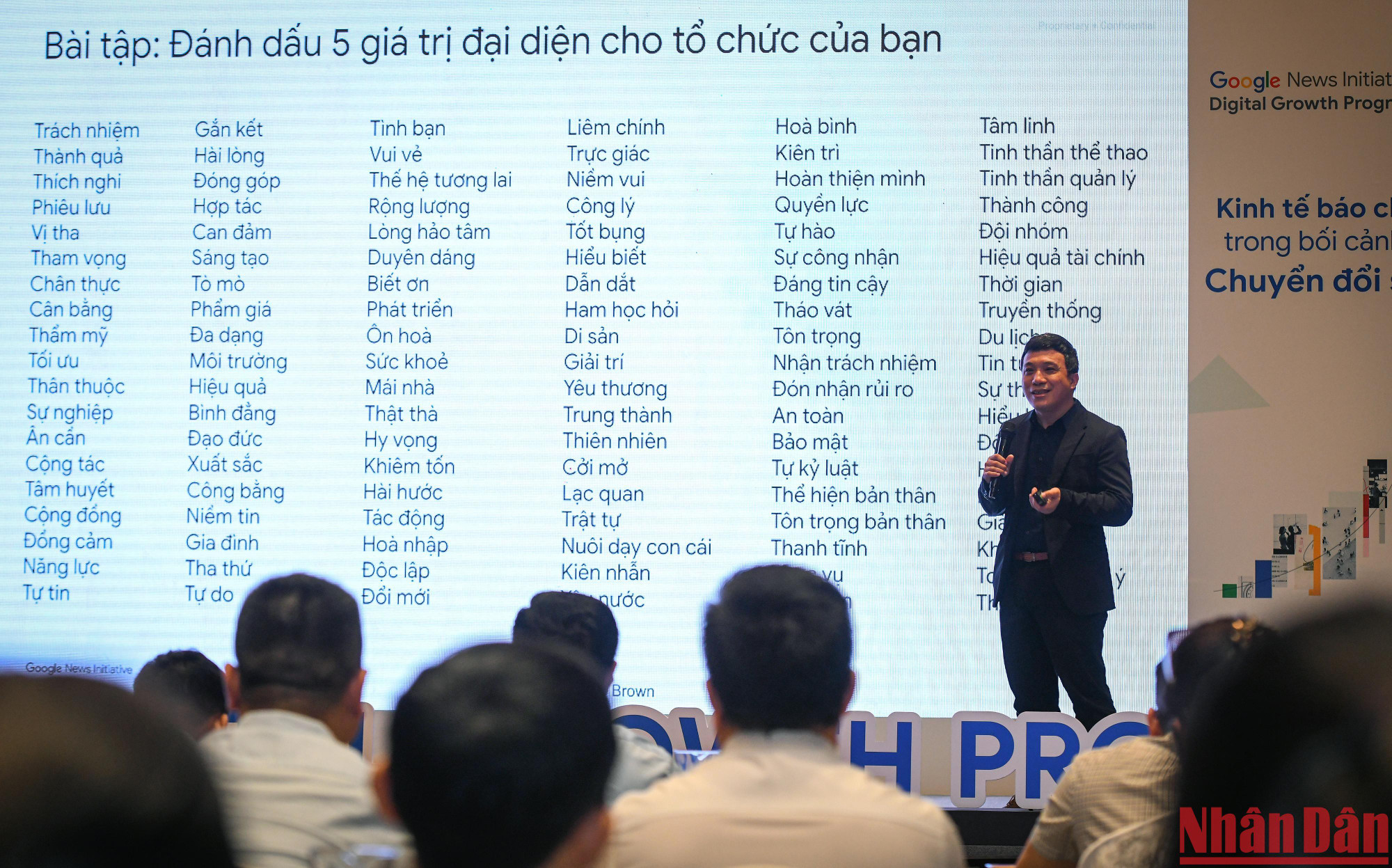 Bốn giảng viên sẽ đồng hành xuyên suốt chuỗi khóa học của Chương trình, gồm Tiến sĩ Đỗ Anh Đức, Trưởng Bộ môn Truyền thông Đa phương tiện, Viện Đào tạo Báo chí và Truyền thông; ông Káp Thành Long, Phó Tổng Biên tập Tạp chí Tri thức trực tuyến, chuyên gia báo chí; ông Trương Trí Vĩnh, chuyên gia báo chí; ông Nguyễn Hoàng Nhật, Phó Tổng Biên tập Báo điện tử VietnamPlus.