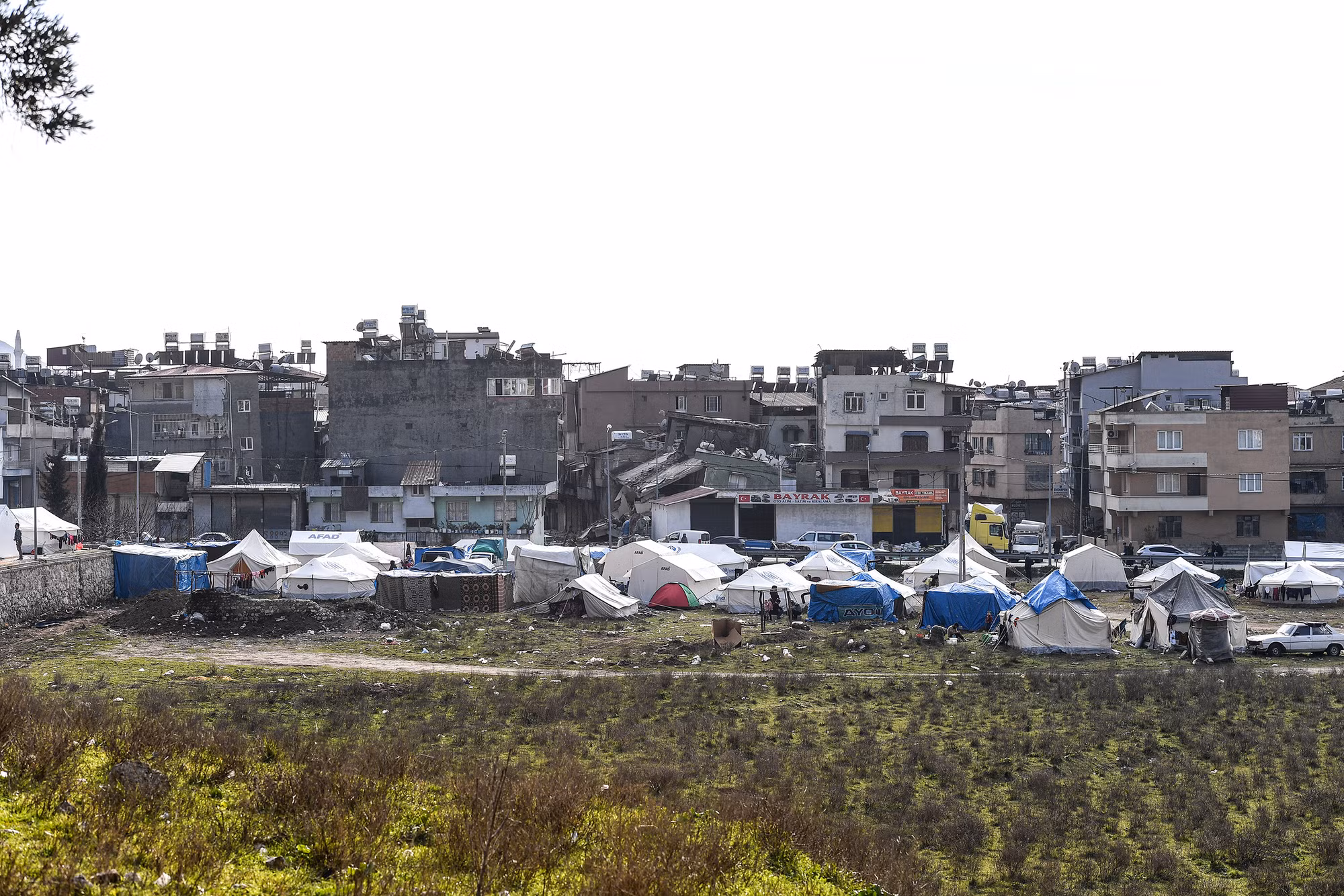 Tính tới thời điểm hiện tại Chính phủ Thổ Nhĩ Kỳ cũng đã dựng 313.000 lều bạt và bố trí 100.000 nhà tạm là các container tại những khu vực bị ảnh hưởng động đất.