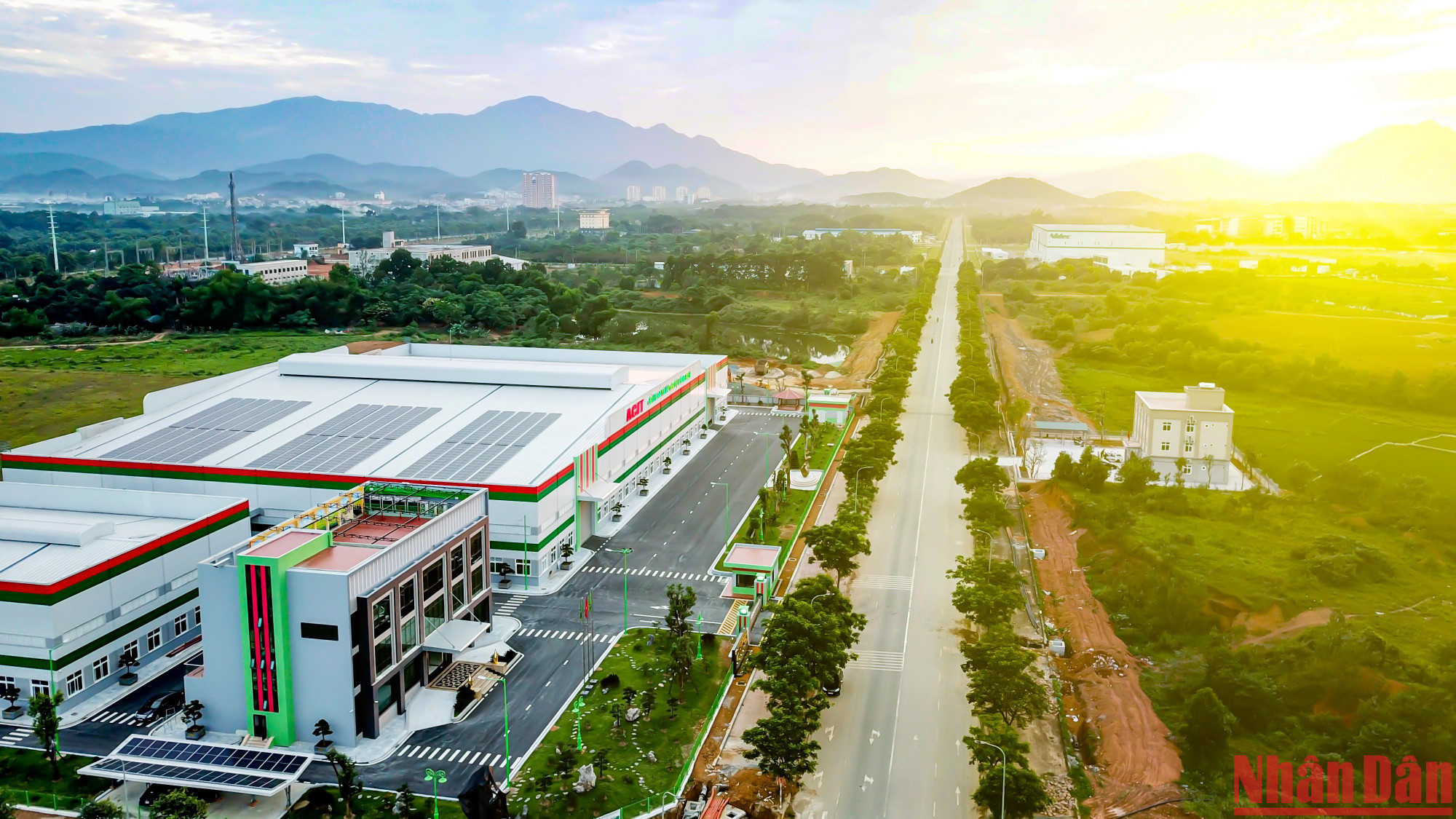 Nhà máy Sản xuất Thiết bị điện công nghệ cao Á Châu được xây dựng tại Khu CNC Hòa Lạc.