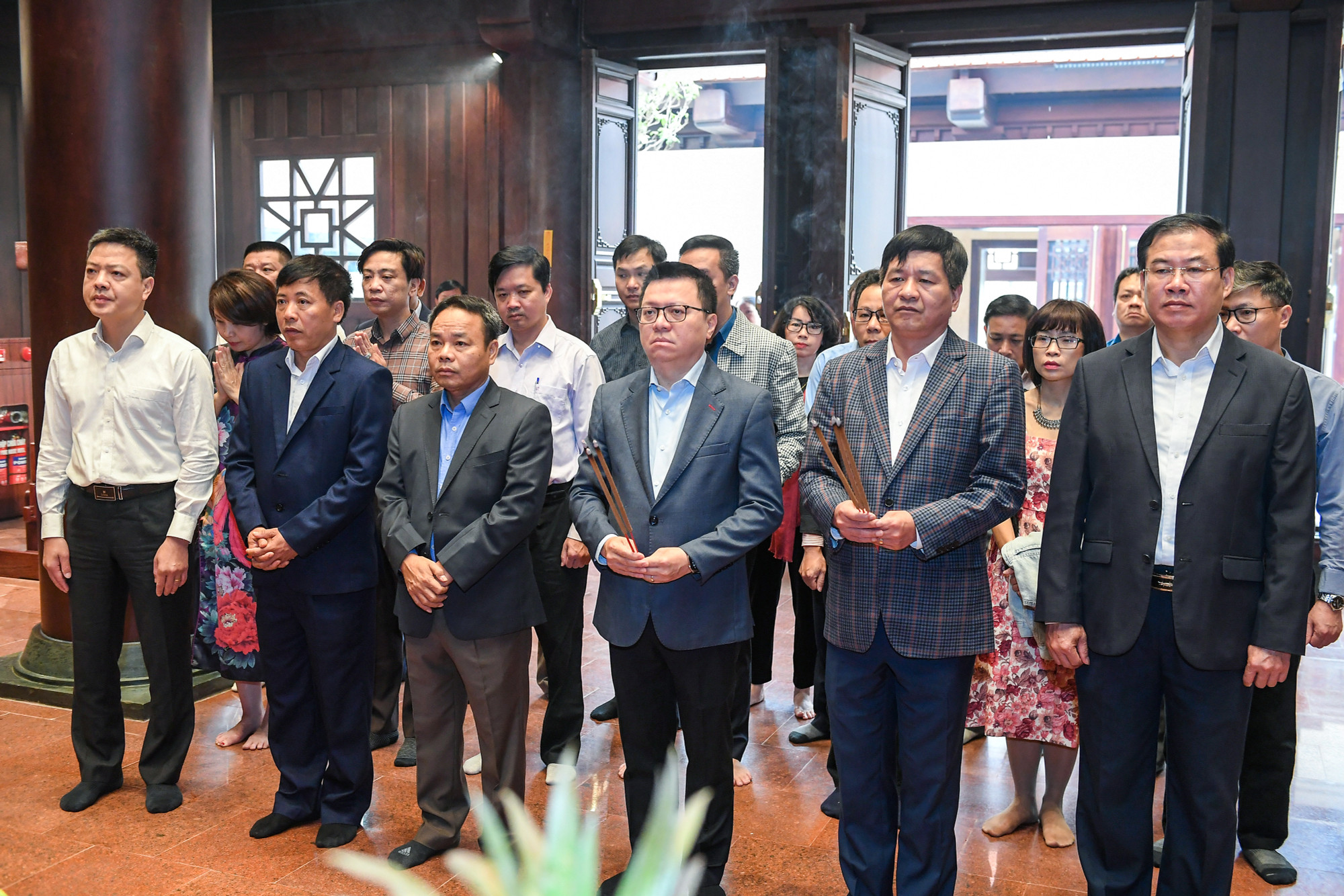 [Ảnh] Đoàn công tác Báo Nhân Dân làm việc với Tỉnh ủy Điện Biên ảnh 8