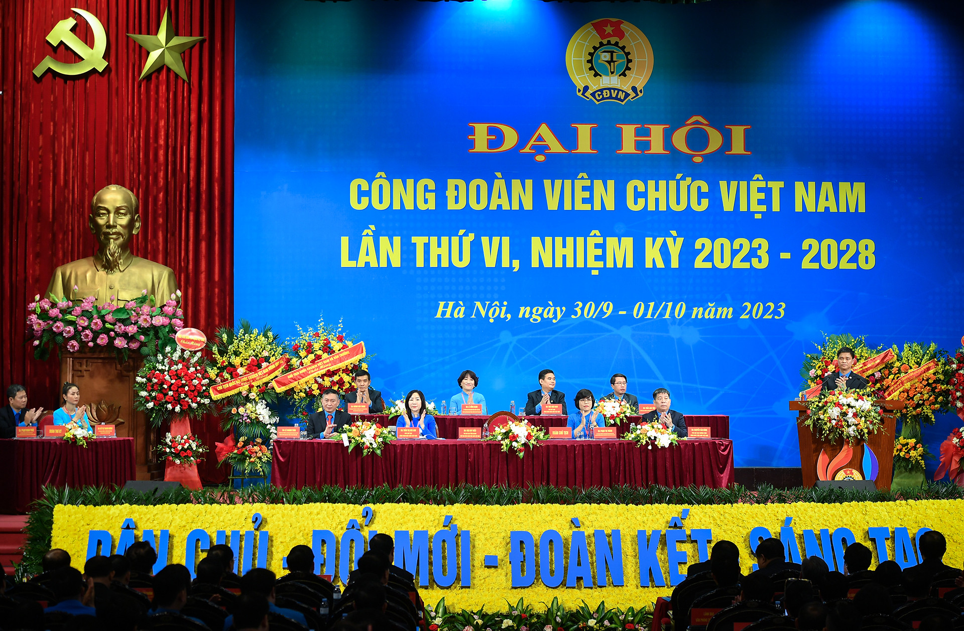 [Ảnh] Đại hội Công đoàn Viên chức Việt Nam lần thứ VI ảnh 5
