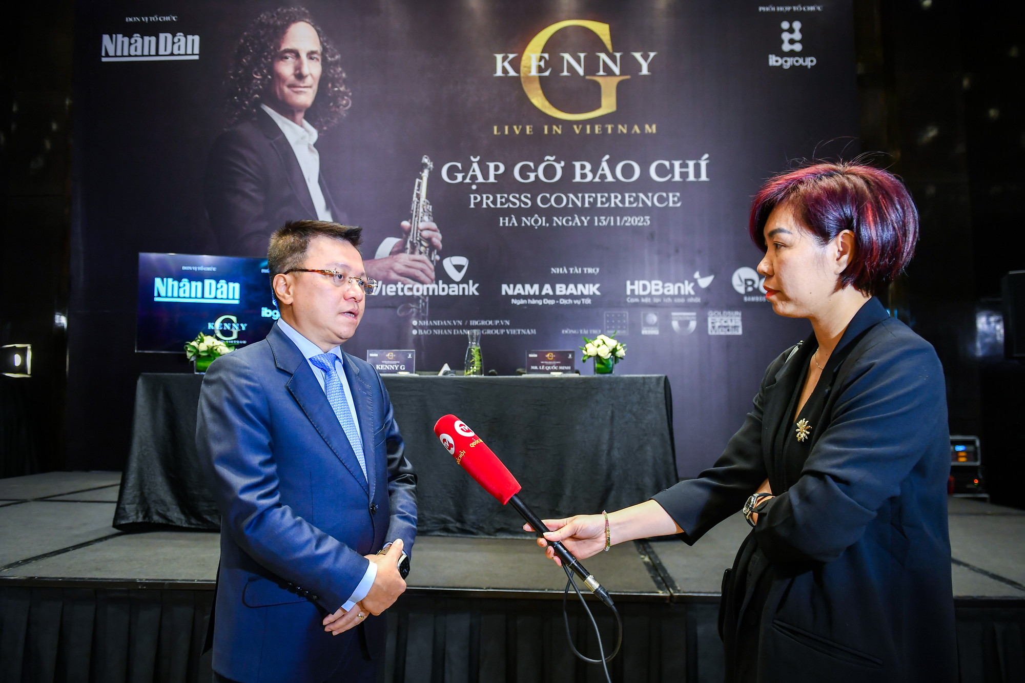 [Ảnh] Buổi gặp gỡ báo chí của Kenny G trước ngày công diễn ảnh 13