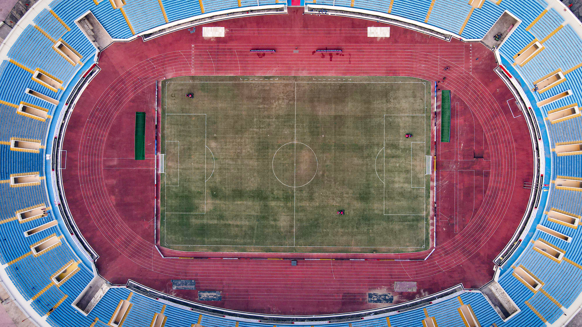 Toàn cảnh sân vận động Mỹ Đình trước trước trận đội tuyển Việt Nam gặp Indonesia.