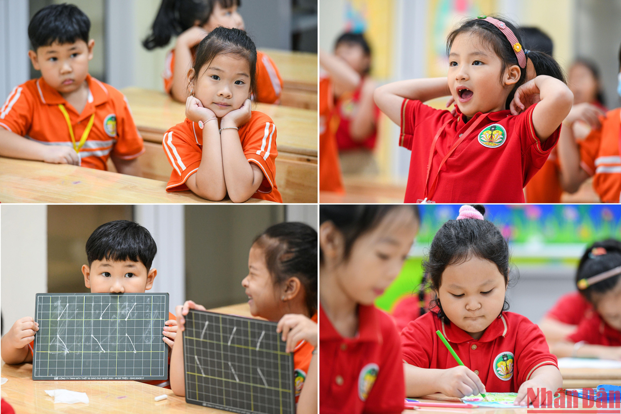 Những khoảnh khắc đáng yêu của học sinh lớp 1 trong tuần đầu đi học.