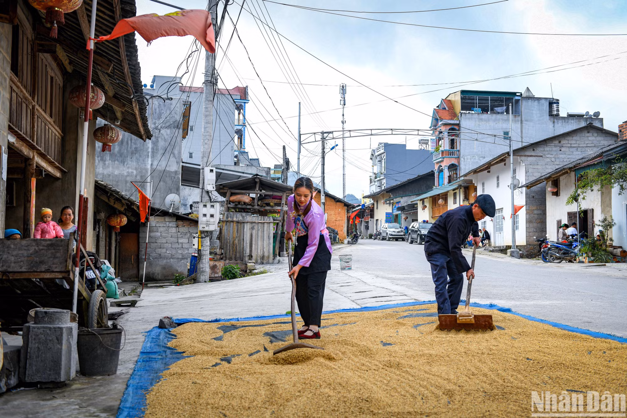 Người Hoa ở thị trấn Phó Bảng (Hà Giang) chủ yếu sống bằng nghề nông hoặc làm nghề dịch vụ, buôn bán...