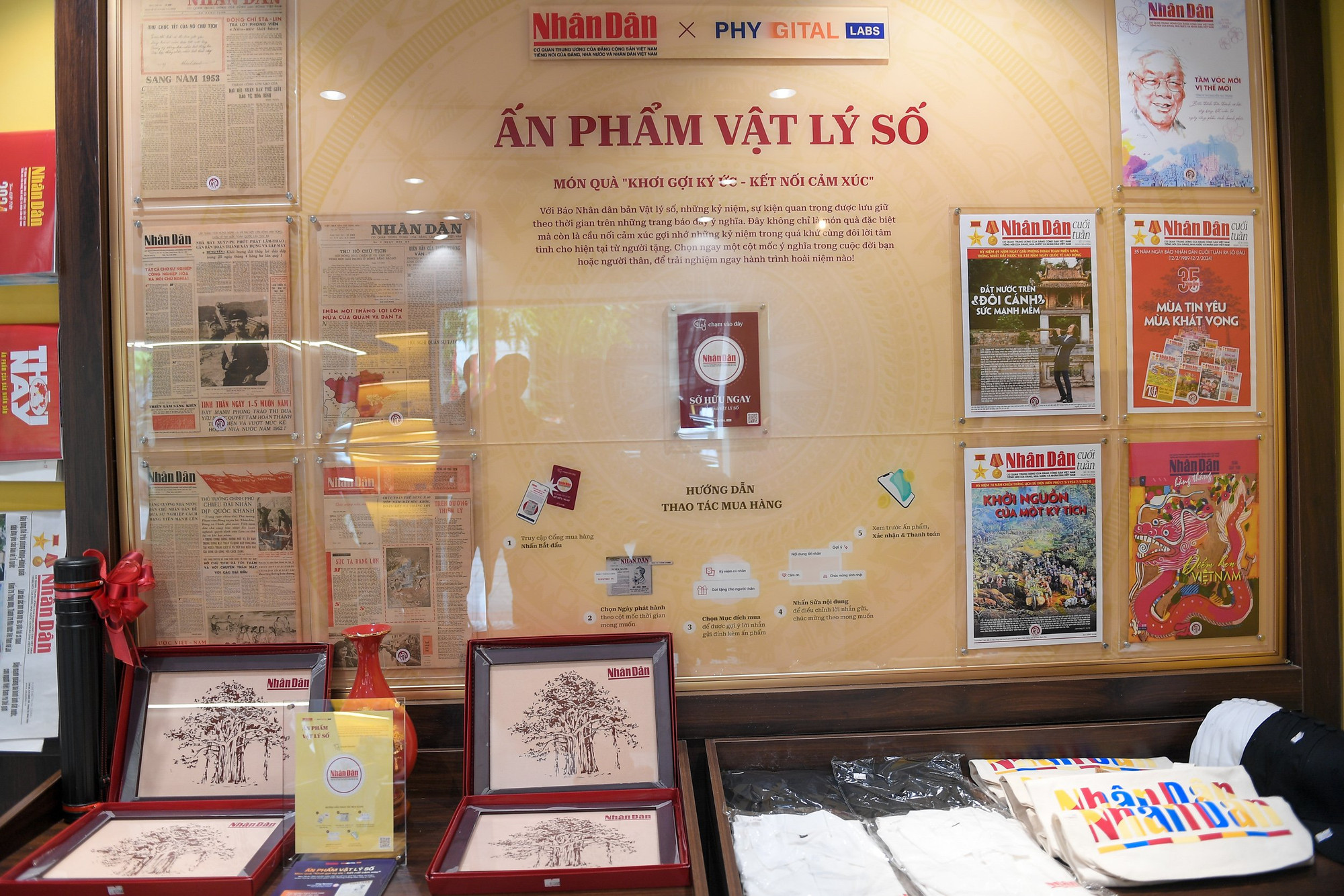 "Ấn phẩm vật lý số" sẽ mang đến trải nghiệm mới lạ cho người dân cũng như bạn đọc khi đến đây.