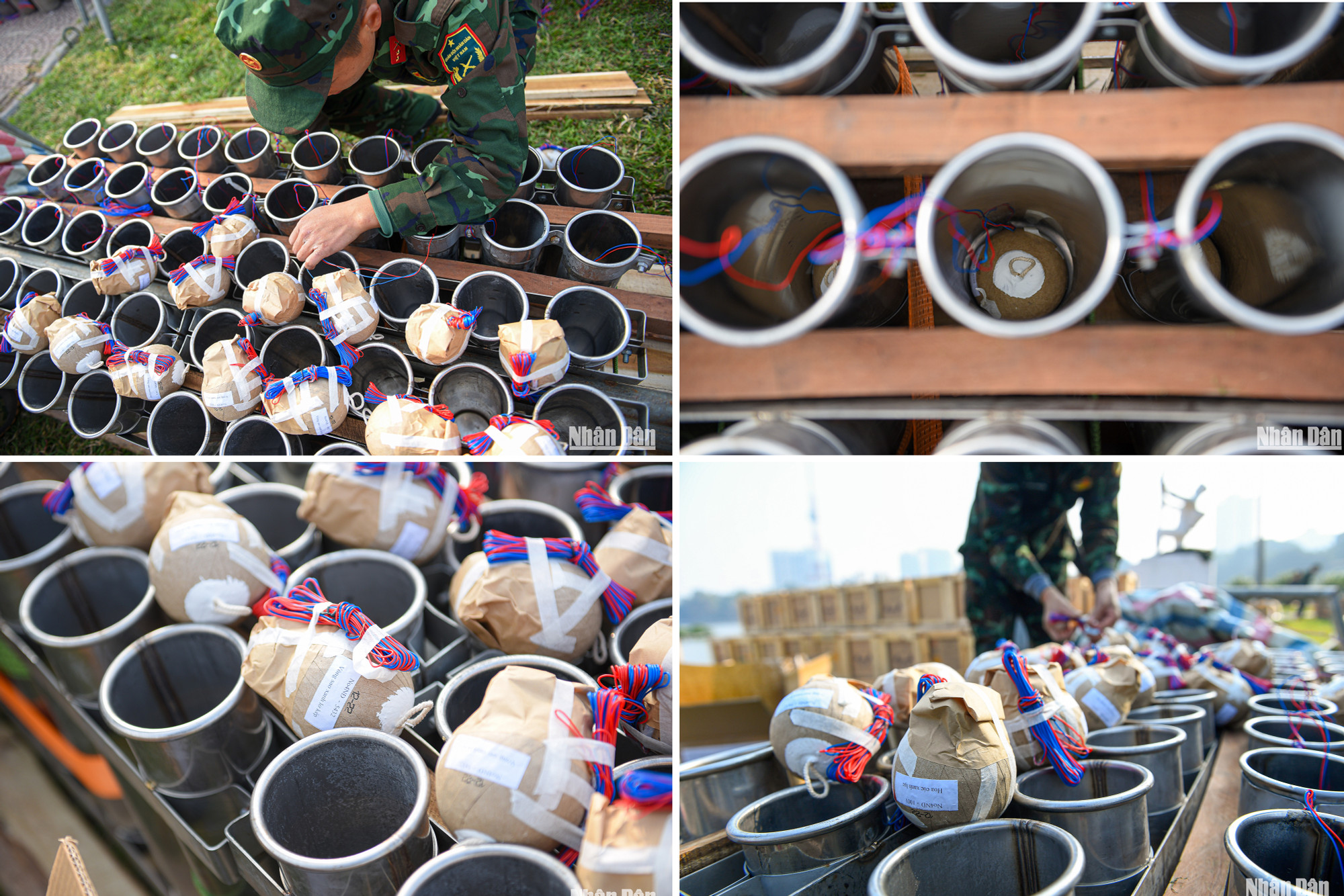 Tại điểm bắn Công viên Thống Nhất đã sẵn sàng phục vụ người dân ngắm pháo hoa vào giao thừa.