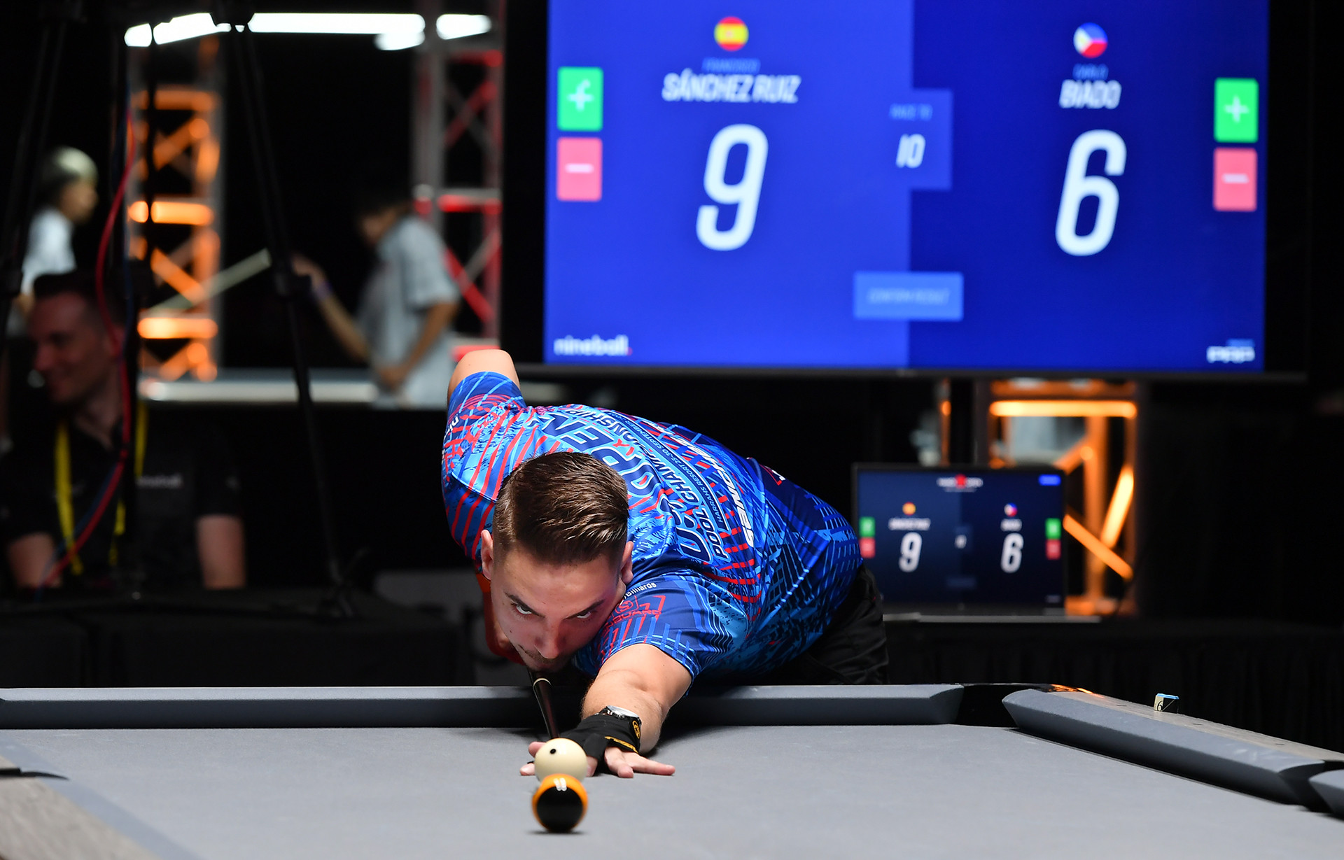 Theo bảng xếp hạng World Nineball Tour của Matchroom cập nhật mới nhất tay cơ người Tây Ban Nha Francisco Sanchez Ruiz hiện đang đứng trên đỉnh số 1 Thế giới.