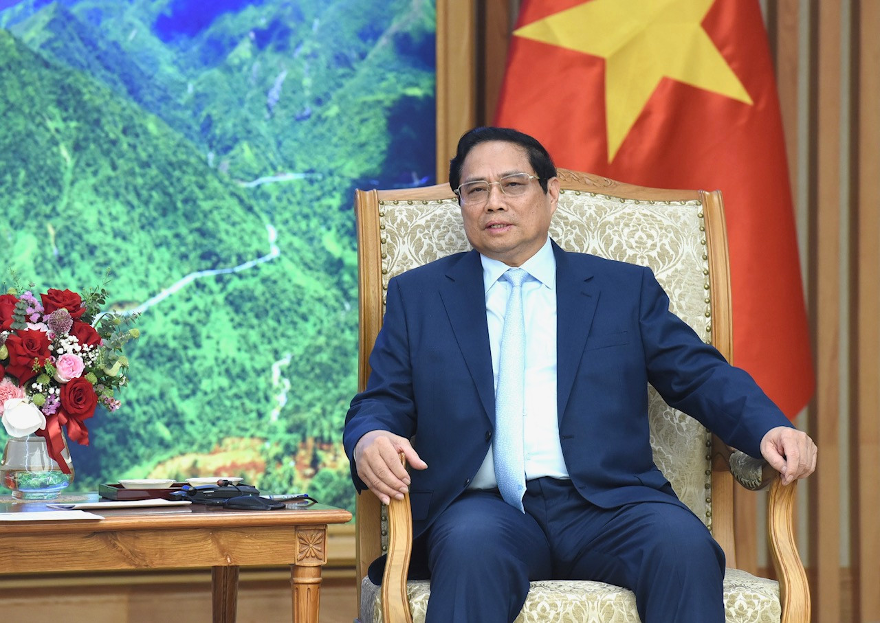 [Ảnh] Thủ tướng Phạm Minh Chính tiếp Bộ trưởng Ngoại giao Tòa thánh Vatican ảnh 3