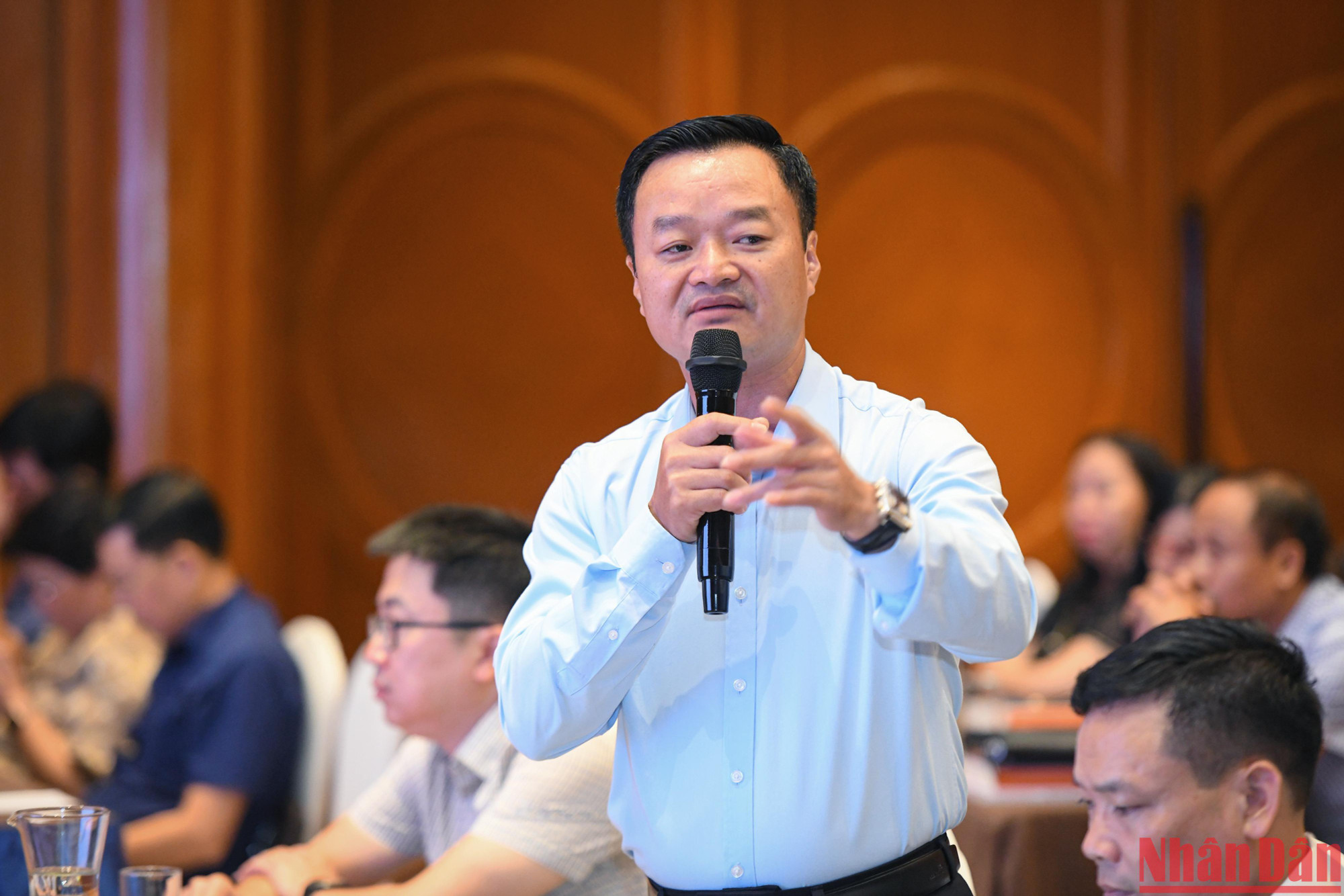 Đại diện báo Giao Thông chia sẻ chung quanh những vấn đề quảng cáo của các cơ quan báo chí.