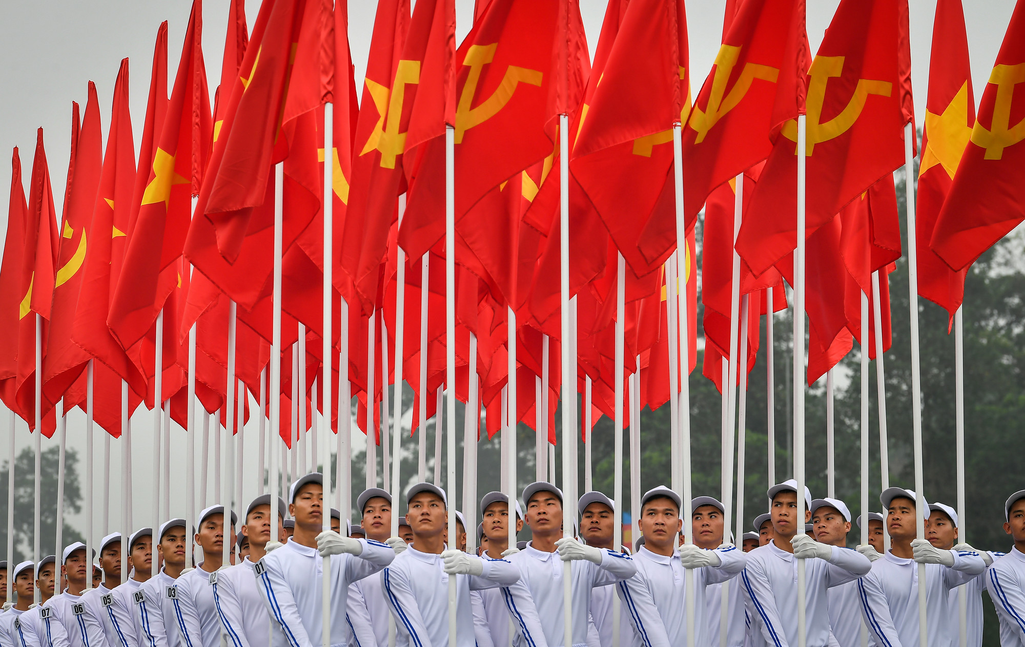 [Ảnh] Hợp luyện diễu binh, diễu hành kỷ niệm 70 năm Chiến thắng Điện Biên Phủ ảnh 2