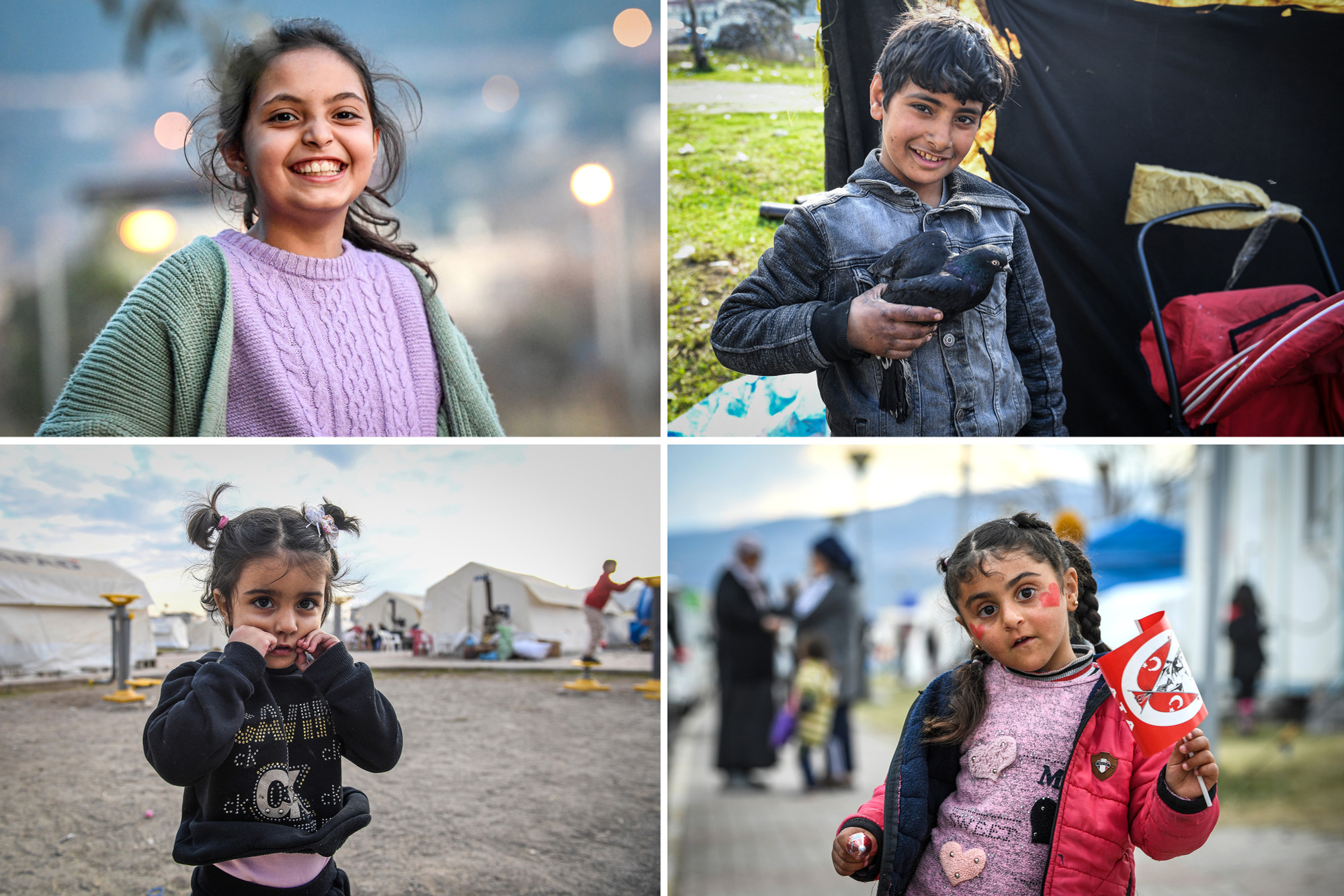 Những nụ cười hồn nhiên, tươi sáng của các em nhỏ người Thổ Nhĩ Kỳ và Syria đã trở lại sau thảm hoạ động đất lịch sử.
