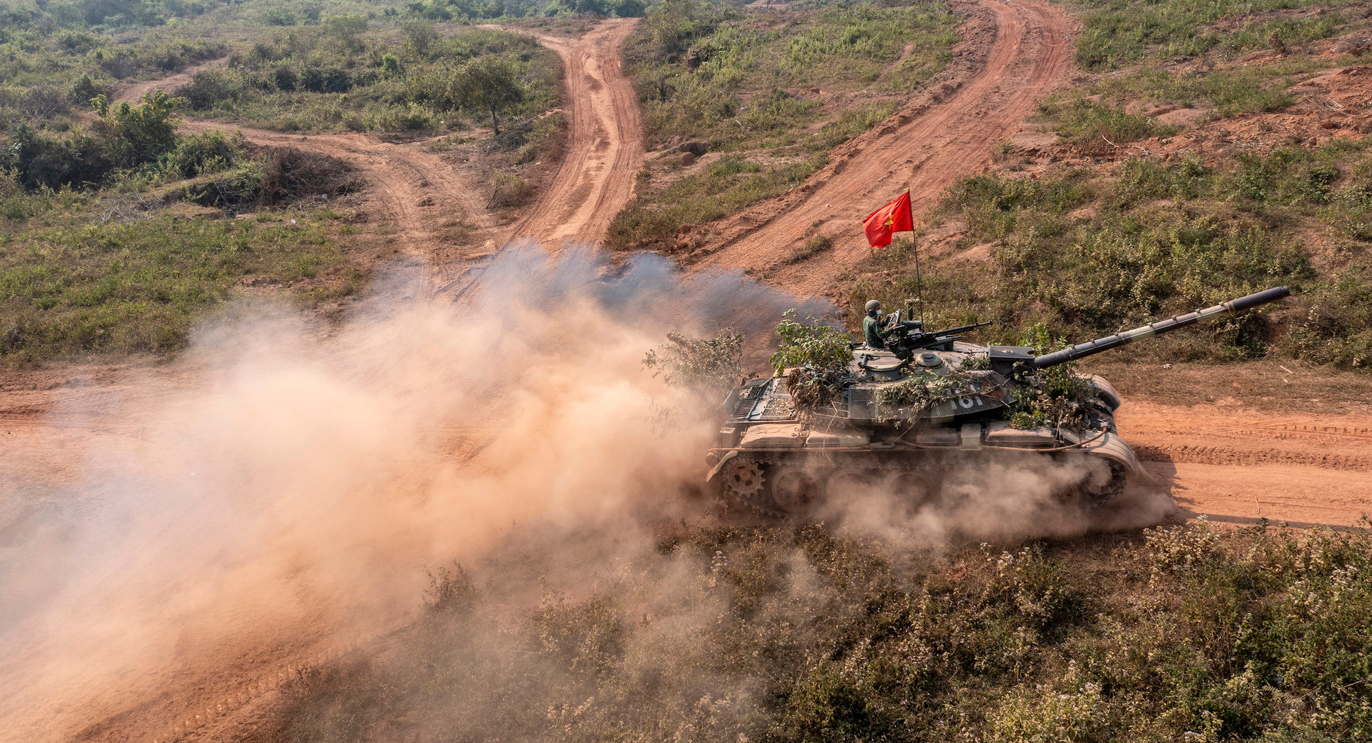 [Ảnh] Cận cảnh dàn xe tăng T-54/55 cải tiến của lực lượng Tăng-thiết giáp ảnh 3