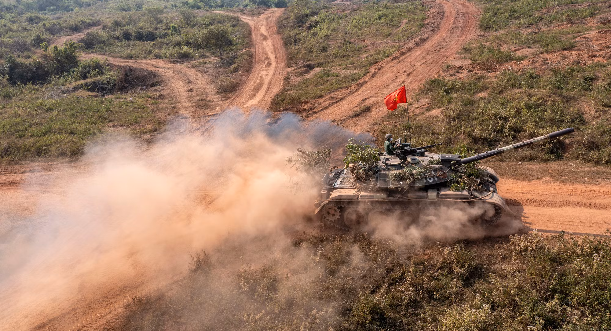 [Ảnh] Cận cảnh dàn xe tăng T-54/55 cải tiến của lực lượng Tăng-thiết giáp ảnh 3