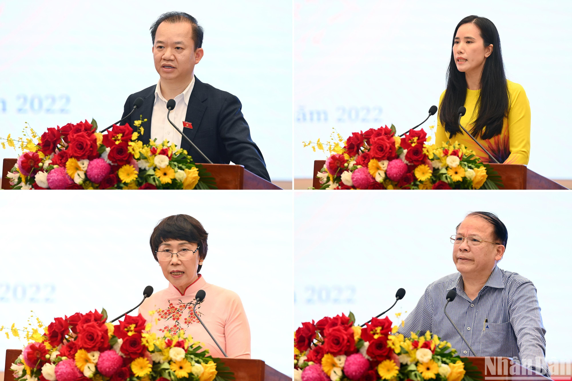 Các đại biểu trình bày tham luận.