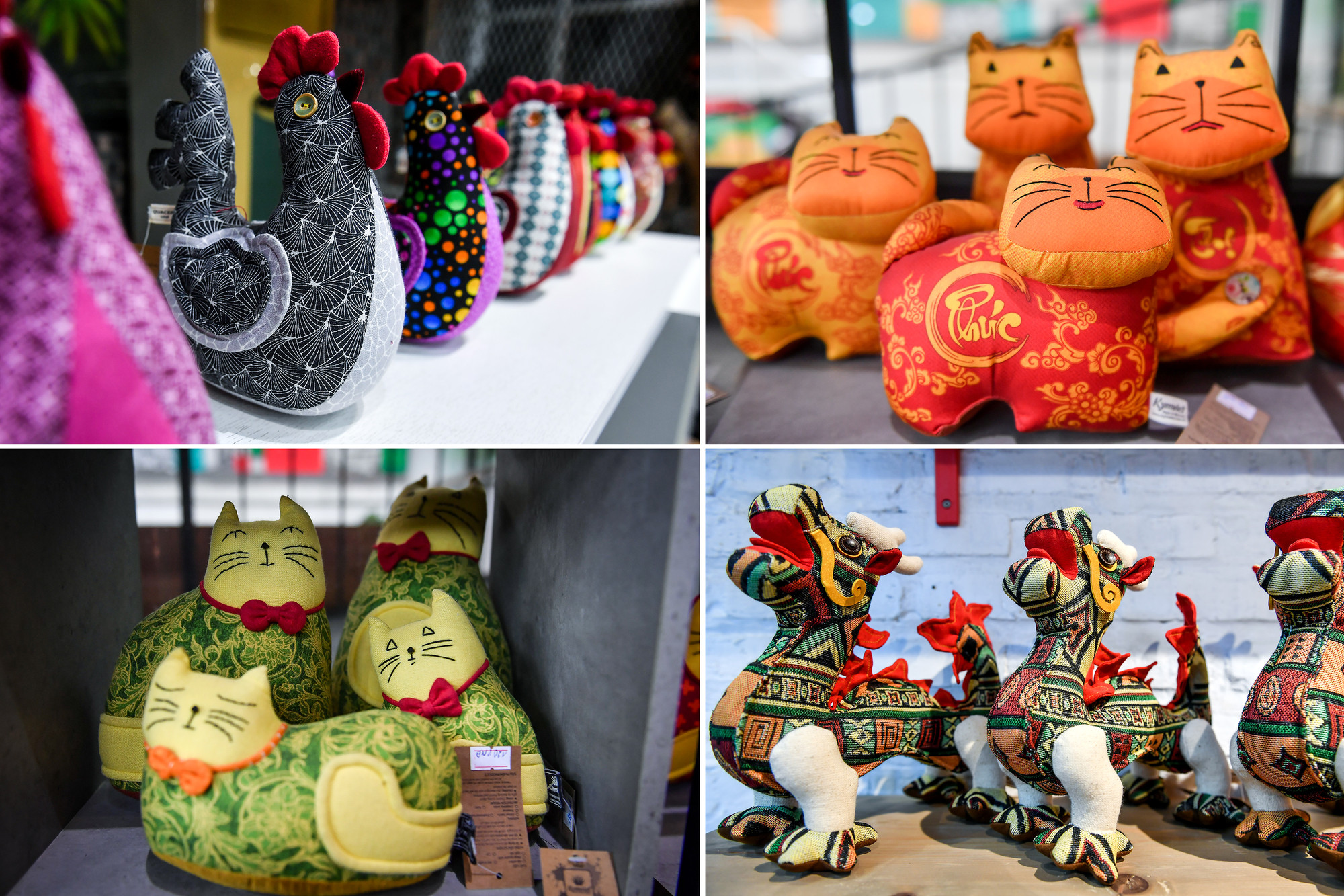 Một vài mẫu sản phẩm được trưng bày tại Kymviet.