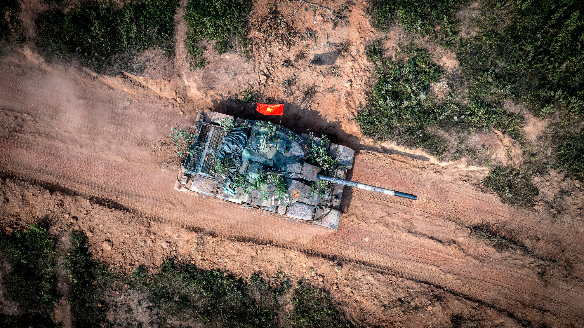 [Ảnh] Cận cảnh dàn xe tăng T-54/55 cải tiến của lực lượng Tăng-thiết giáp ảnh 9