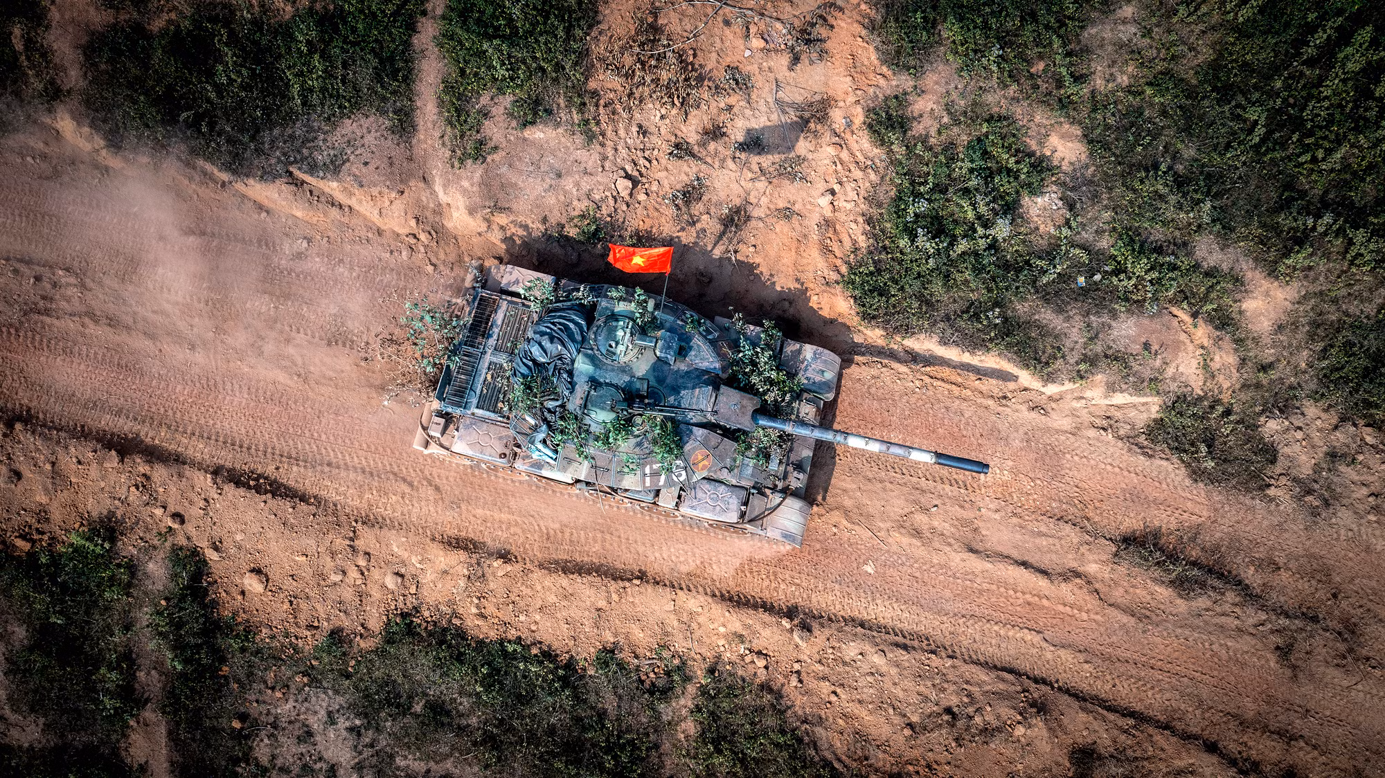 [Ảnh] Cận cảnh dàn xe tăng T-54/55 cải tiến của lực lượng Tăng-thiết giáp ảnh 9