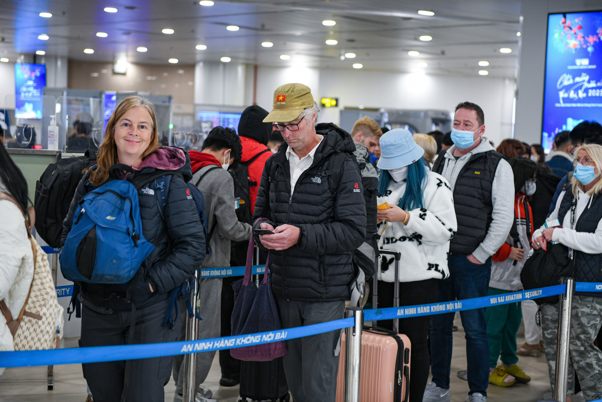 Sân bay Nội Bài đã có những phương án chuẩn bị để số lượng khách dù có đông đúc nhưng cũng sẽ không bị quá tải.
