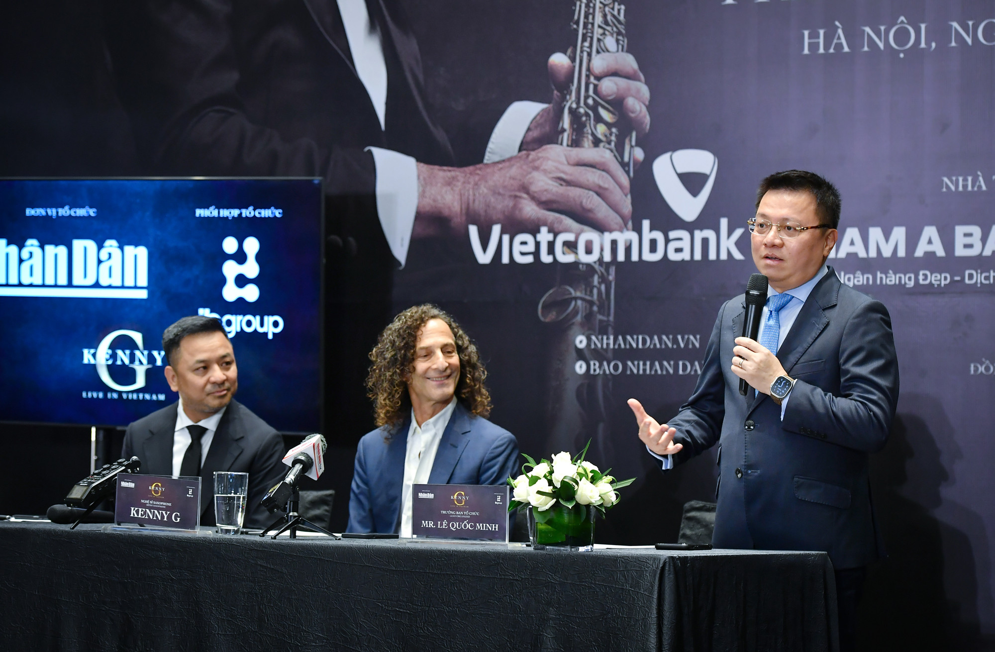 [Ảnh] Buổi gặp gỡ báo chí của Kenny G trước ngày công diễn ảnh 3