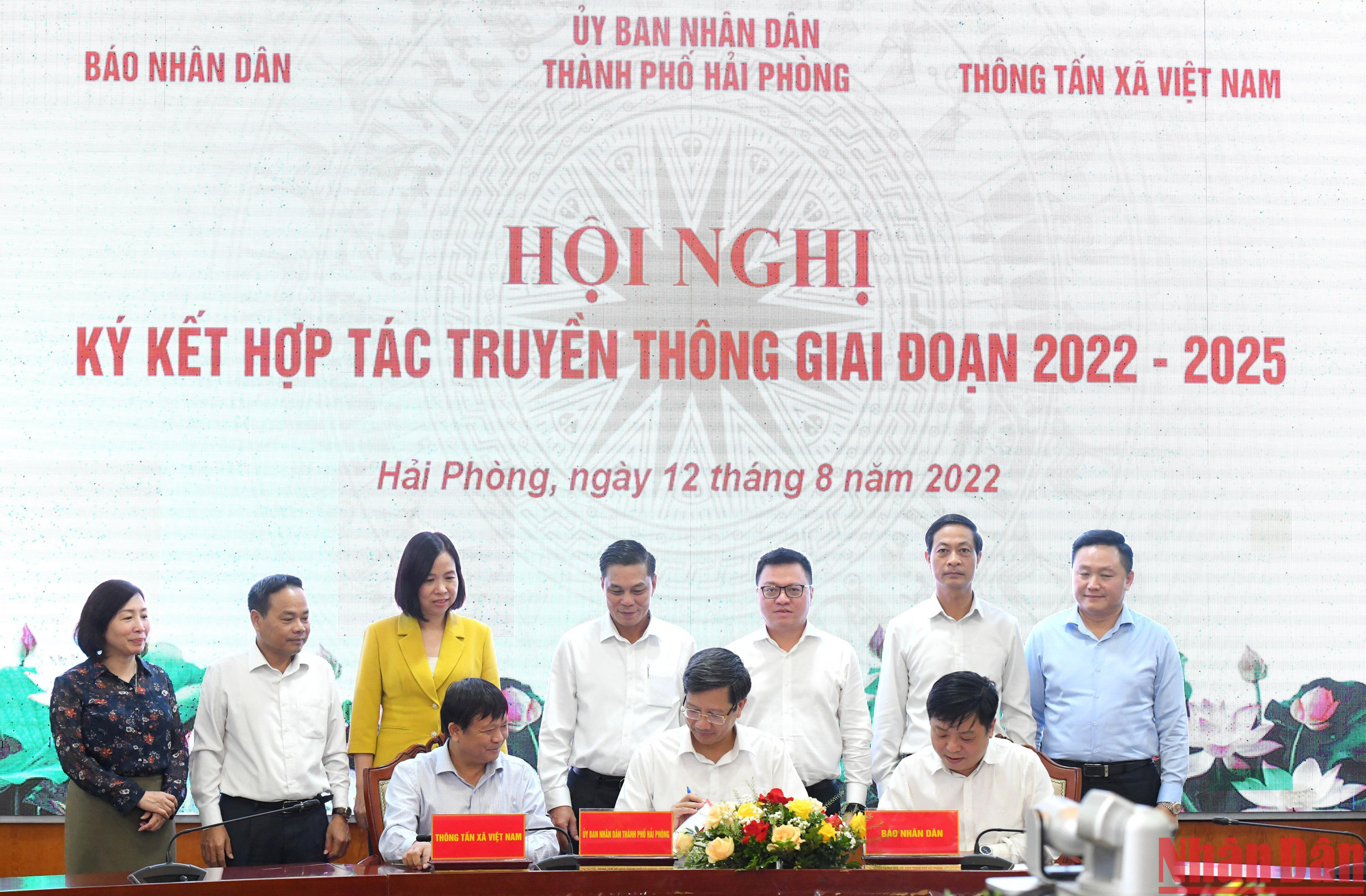 Hình ảnh ký kết hợp tác truyền thông giữa thành phố Hải Phòng với Báo Nhân Dân và Thông tấn xã Việt Nam ảnh 8