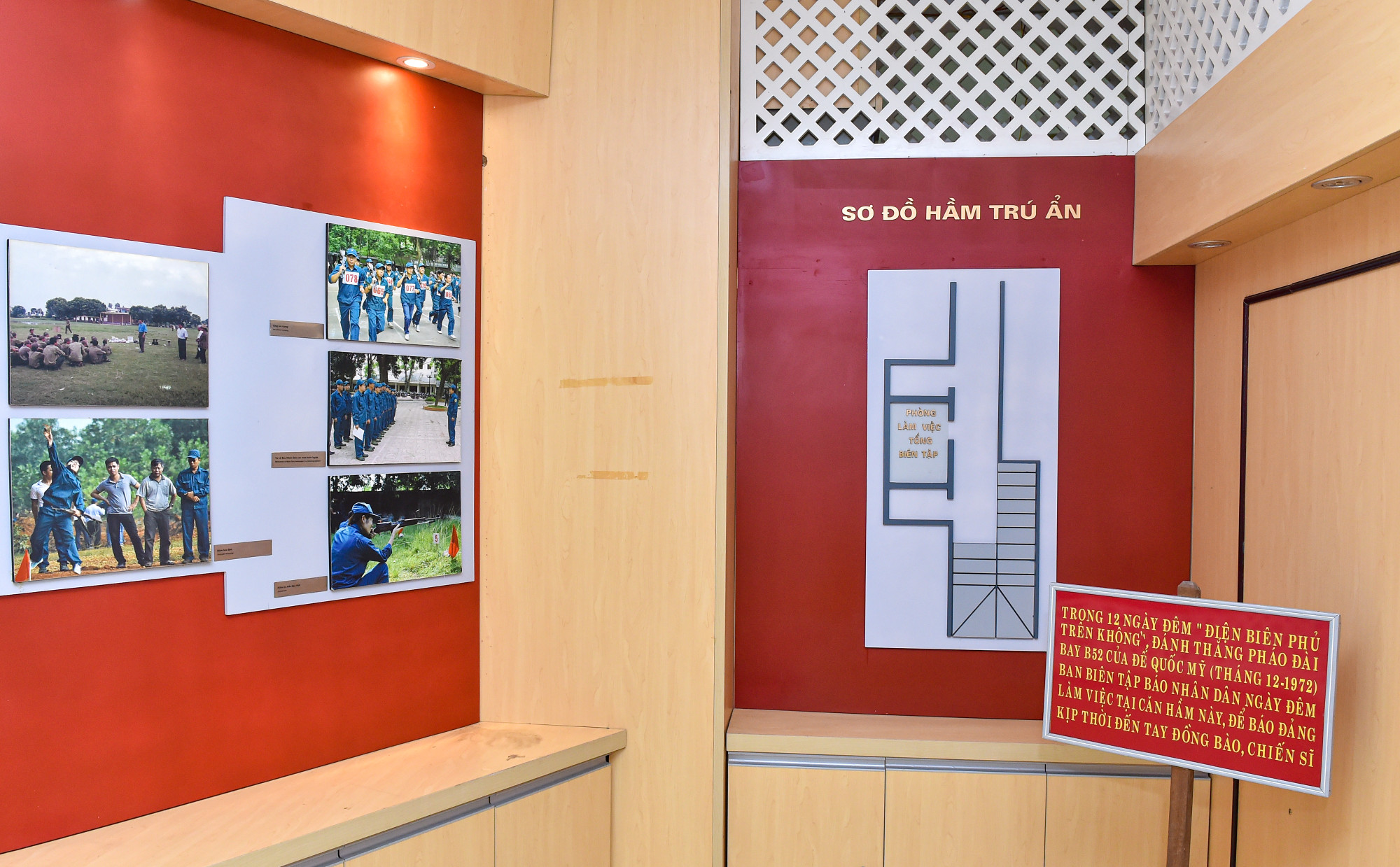 Từ căn hầm nhỏ này, những trang báo đầy ắp tình hình chiến sự từ các chiến trường miền nam; tin từ các đơn vị dân quân, tự vệ, các trận địa tên lửa giáng trả máy bay địch; tin nóng bỏng tội ác Mỹ gây ra trên các khu dân cư, bệnh viện, trường học...đã ra đời, đến với đồng bào, chiến sĩ mỗi sáng hằng ngày.