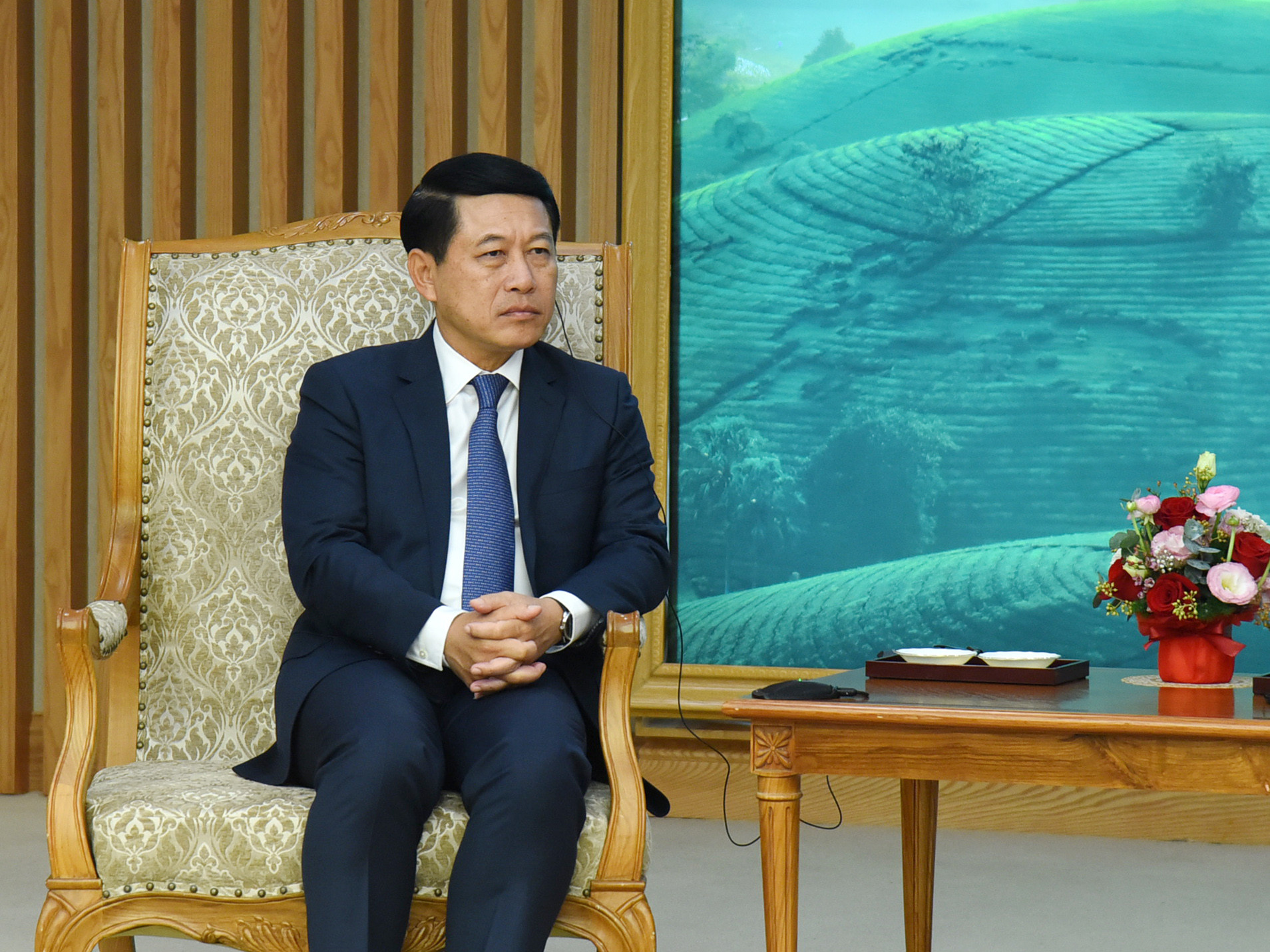 [Ảnh] Thủ tướng Phạm Minh Chính tiếp Phó Thủ tướng, Bộ trưởng Ngoại giao Lào ảnh 6