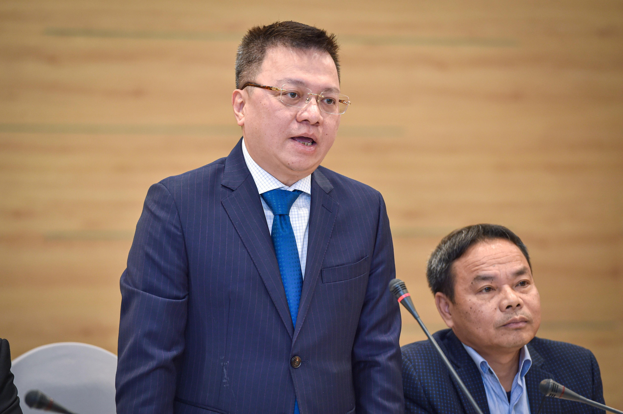 Tổng Biên tập Báo Nhân Dân Lê Quốc Minh phát biểu khai mạc Hội nghị. Tổng Biên tập Báo Nhân Dân Lê Quốc Minh phát biểu khai mạc Hội nghị.