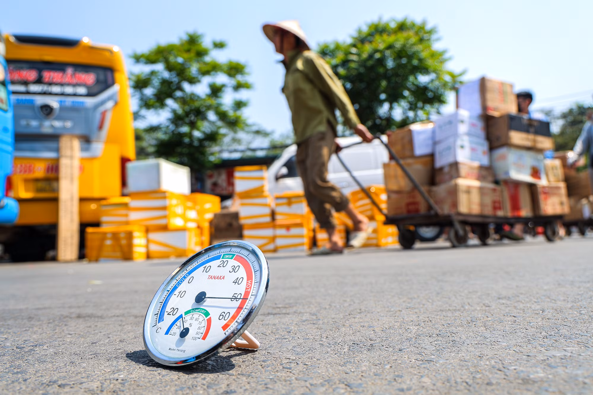 [Ảnh] Hà Nội 40 độ C, nắng nóng nhất từ đầu năm ảnh 8