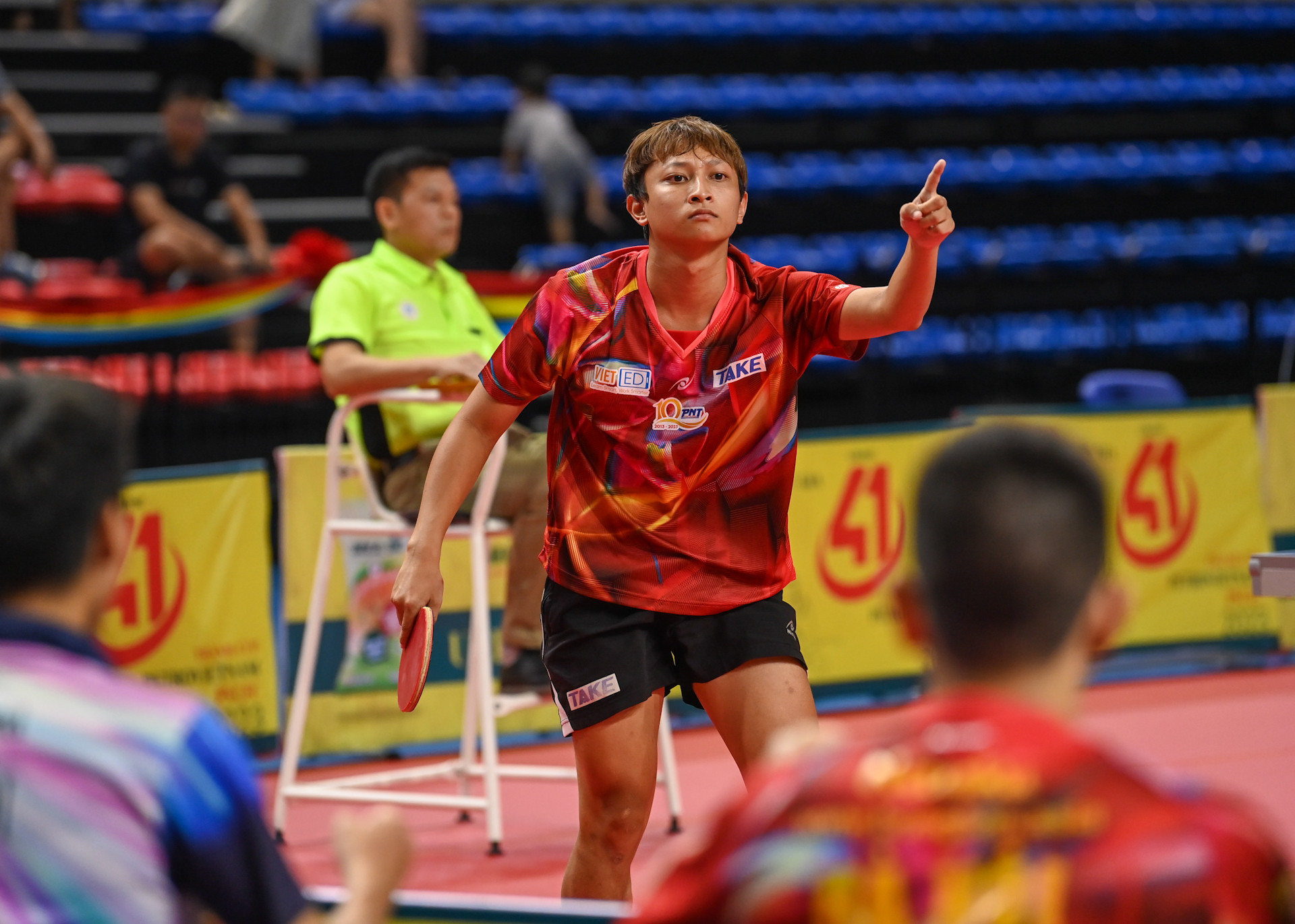 Giành chiến thắng sít sao trong séc đấu thứ hai, Đỗ Tuấn Kiệt san bằng tỷ số 1-1 trong trận đấu với Lê Tiến Đạt.