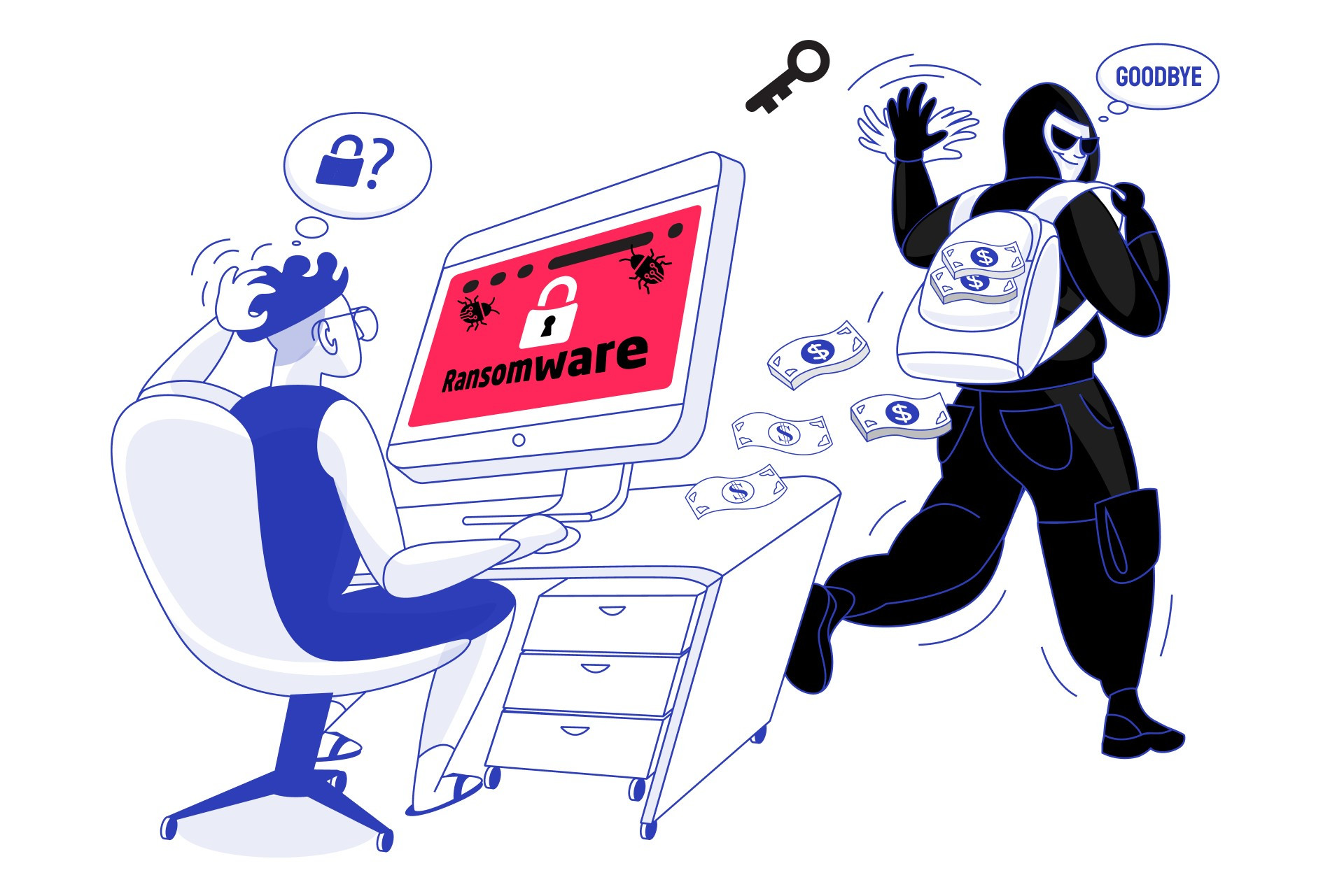 Các cơ quan, doanh nghiệp đối mặt với mối đe dọa bị mã hóa dữ liệu tống tiền.