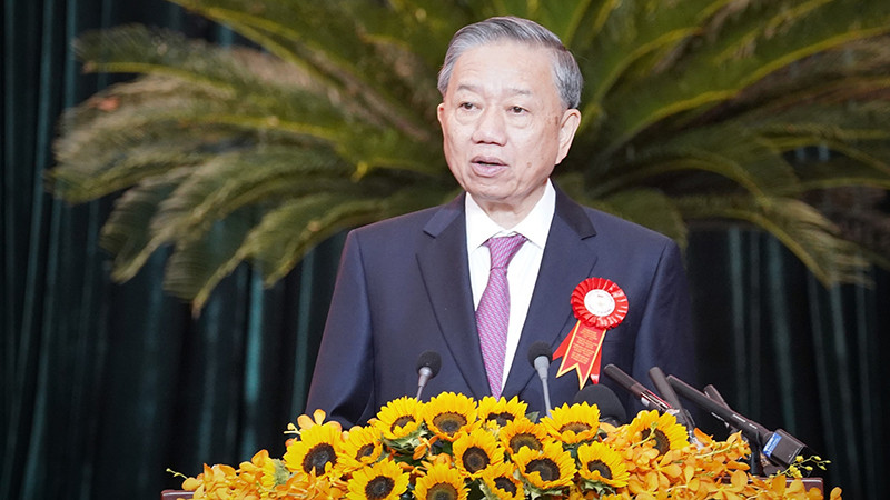 Tổng Bí thư, Chủ tịch nước Tô Lâm phát biểu chỉ đạo.