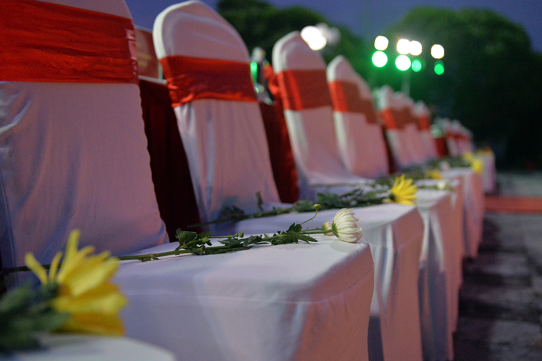 Hàng ghế danh dự dành cho anh linh những người con đã hy sinh vì Tổ quốc.