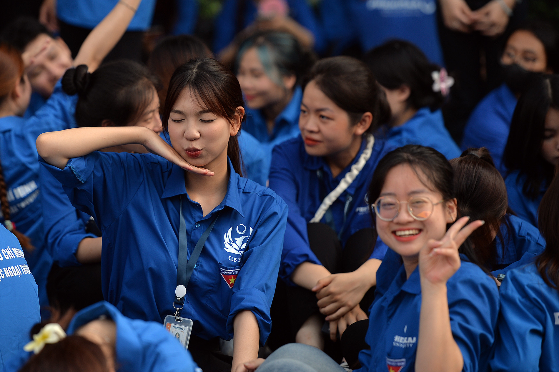 Sự trẻ trung, nhiệt huyết của các chiến sĩ "Mùa hè xanh". Sự trẻ trung, nhiệt huyết của các chiến sĩ "Mùa hè xanh".