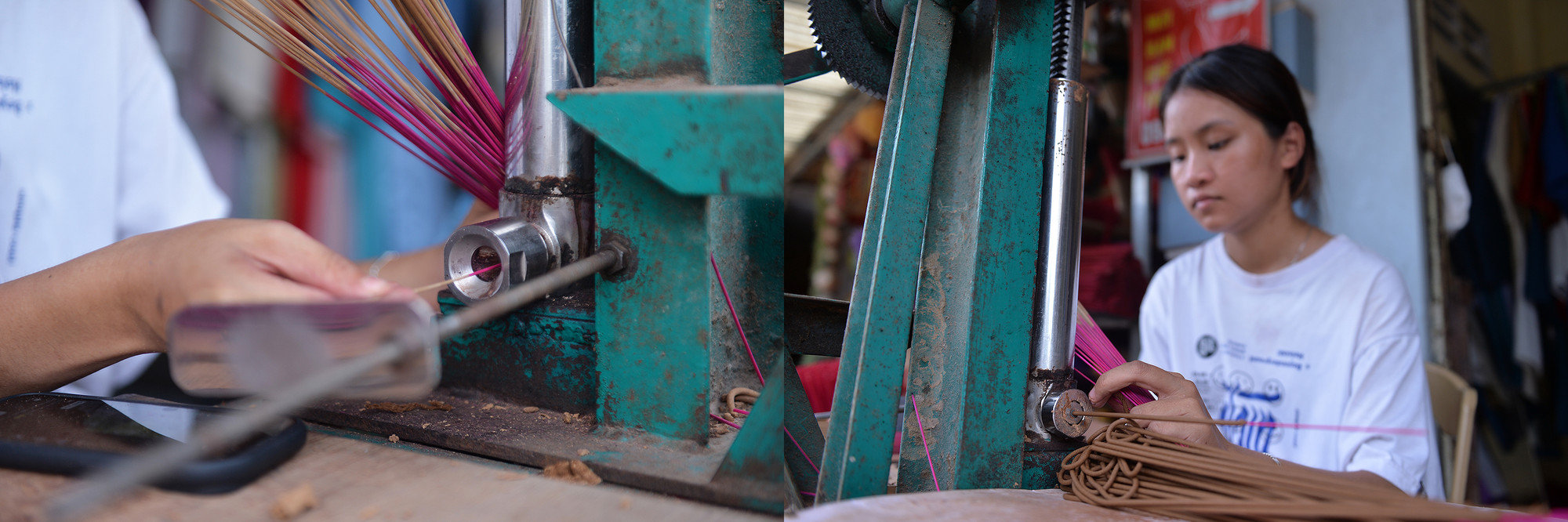 Những người thợ trẻ giữ gìn nét văn hóa truyền thống.