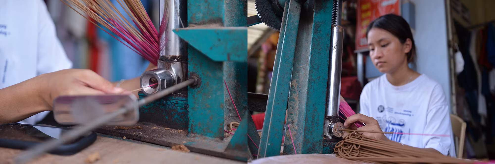 Những người thợ trẻ giữ gìn nét văn hóa truyền thống.