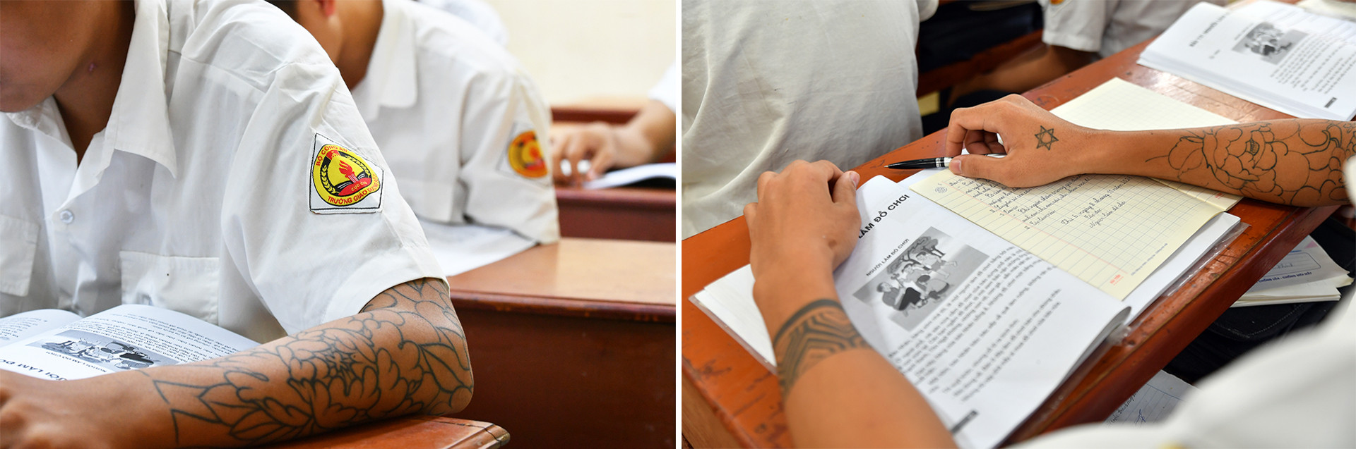 Tương tự như những đồng nghiệp khác, mỗi "chuyến đò", cô giáo trẻ lại được tiếp xúc với những trường hợp học sinh khác nhau. "Có em rất thông minh và tiếp thu nhanh, nhưng cũng có em lại rụt rè, ít nói. Bên cạnh đó, không ít trường hợp các em có hoàn cảnh đặc biệt như mồ côi, bố mẹ ly hôn nên phải sống với ông bà đã cao tuổi...", Đại úy Lê Thị Hồng Lụa cho hay.