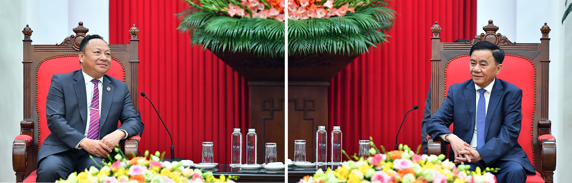 Đồng chí Trần Cẩm Tú gợi mở các nội dung giao lưu, hợp tác thanh niên mà Việt Nam và Lào có thể đẩy mạnh trong thời gian tới.