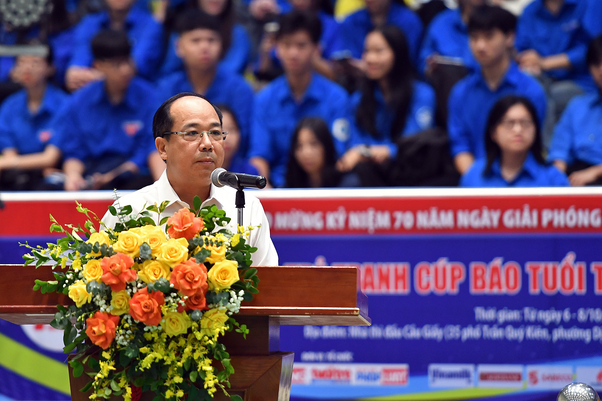 Phát biểu khai mạc giải đấu, Nhà báo Nguyễn Mạnh Hưng, Tổng Biên tập Báo Tuổi trẻ Thủ đô, Trưởng Ban tổ chức, cho biết: giải đấu đã trải qua 10 lần triển khai. Mùa giải năm nay ghi nhận hơn 1.200 vận động viên đăng ký tranh tài. Phát biểu khai mạc giải đấu, Nhà báo Nguyễn Mạnh Hưng, Tổng Biên tập Báo Tuổi trẻ Thủ đô, Trưởng Ban tổ chức, cho biết: giải đấu đã trải qua 10 lần triển khai. Mùa giải năm nay ghi nhận hơn 1.200 vận động viên đăng ký tranh tài.