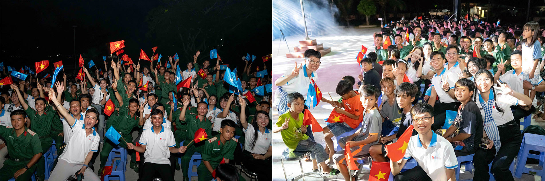 Chương trình thu hút sự tham gia của đông đảo cán bộ, chiến sĩ, nhân dân và thanh, thiếu nhi trên đảo. Chương trình thu hút sự tham gia của đông đảo cán bộ, chiến sĩ, nhân dân và thanh, thiếu nhi trên đảo.