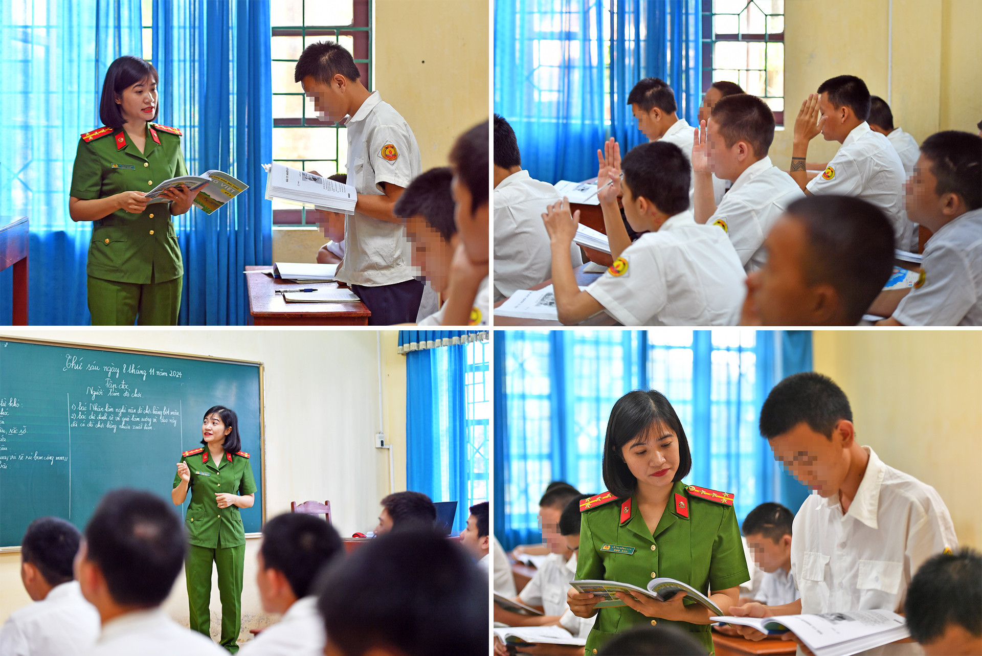 Giống như thầy giáo Trần Đại Lượng, Đại úy Lê Thị Hồng Lụa đã giảng dạy tại Trường giáo dưỡng số 2 được xấp xỉ một thập kỷ. Từ nhỏ, chị đã không ngừng nuôi dưỡng ước mơ được trở thành nhà giáo. Sau này khi lớn hơn, trong một lần tham quan ngôi trường đặc biệt nằm trên địa bàn tỉnh Ninh Bình này, cô giáo sinh năm 1990 đã được nghe kể về cuộc đời những học sinh lầm lỡ tại đây.