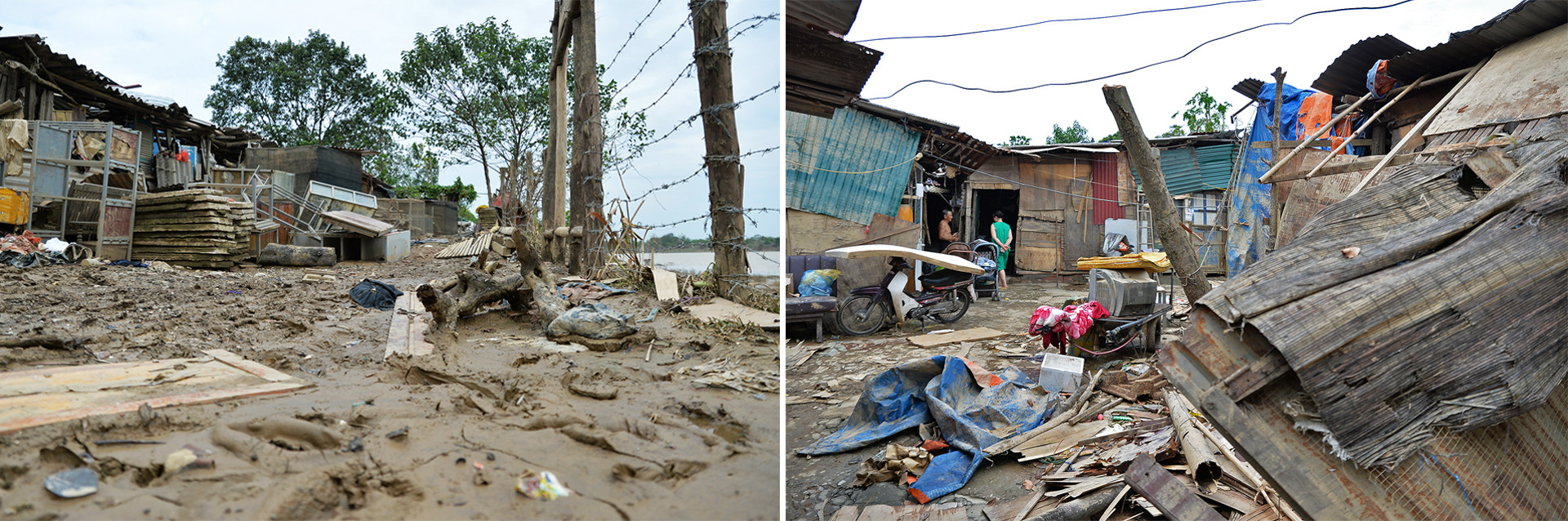 Đợt mưa lũ vừa qua, trước tình hình nước sông Hồng dâng cao, chính quyền sở tại đã gấp rút sơ tán người dân trong xóm đến nơi an toàn. Sau 4 ngày đi tránh lũ trở về, tất cả những gì còn lại chỉ là cảnh hoang tàn, đổ nát. Đợt mưa lũ vừa qua, trước tình hình nước sông Hồng dâng cao, chính quyền sở tại đã gấp rút sơ tán người dân trong xóm đến nơi an toàn. Sau 4 ngày đi tránh lũ trở về, tất cả những gì còn lại chỉ là cảnh hoang tàn, đổ nát.