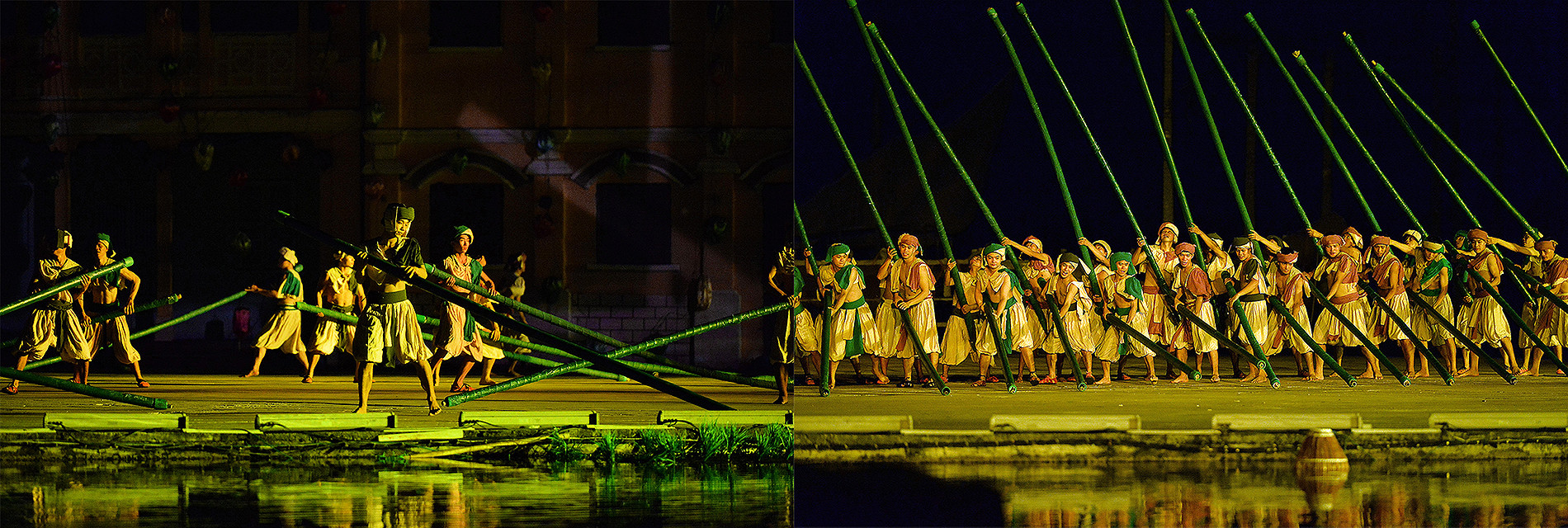 Người dân Hội An dựng nhà, nhen lên những mầm sống đầu tiên.