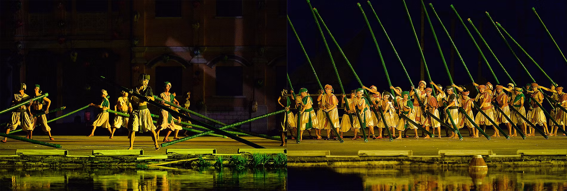 Người dân Hội An dựng nhà, nhen lên những mầm sống đầu tiên.