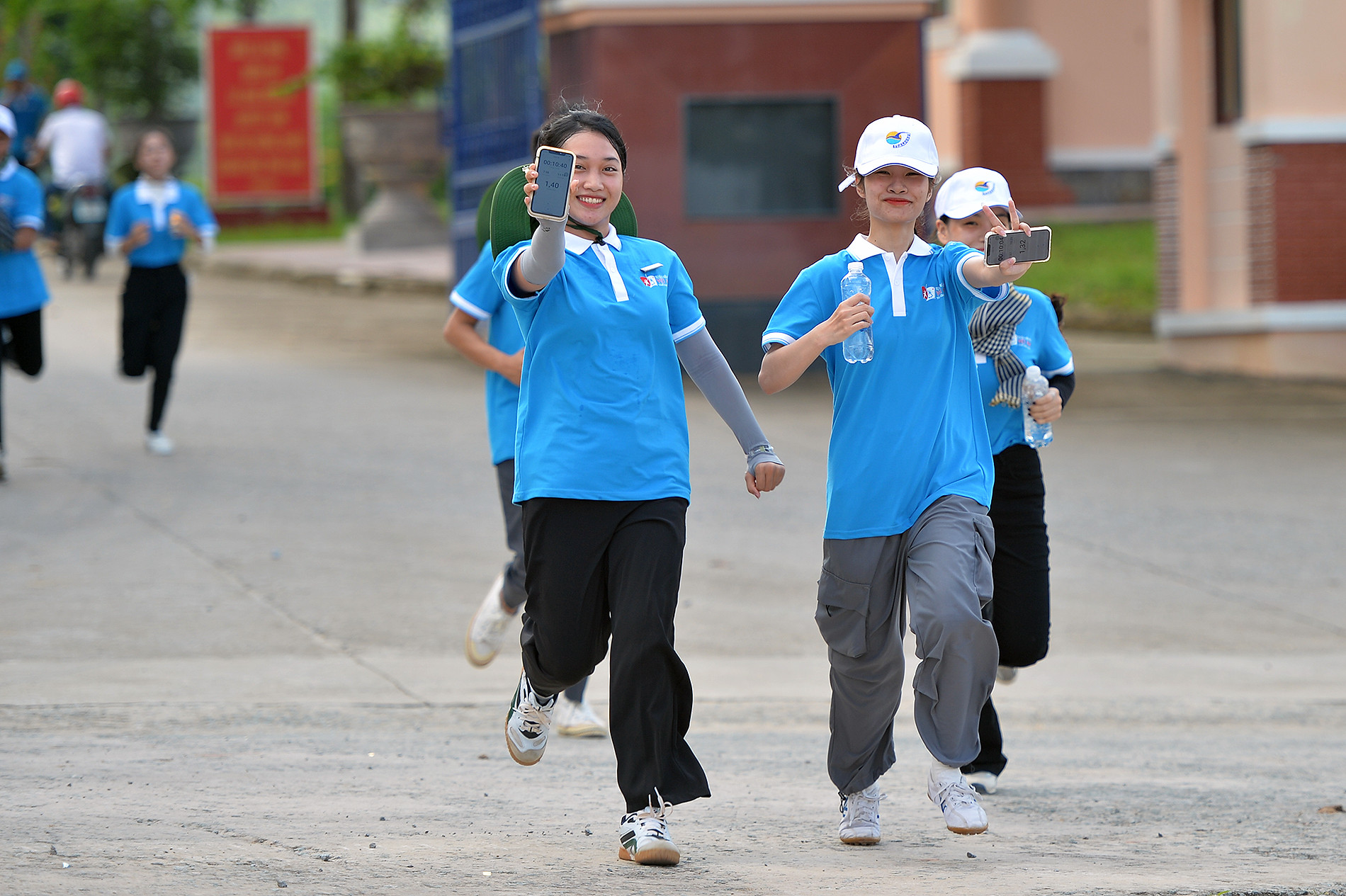 Những nữ vận động viên đến từ Thủ đô Hà Nội.