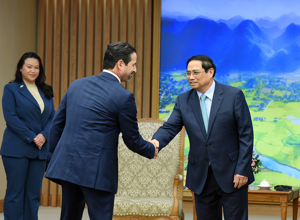 [Ảnh] Thủ tướng Phạm Minh Chính tiếp đoàn quan chức và doanh nghiệp bang California ảnh 1