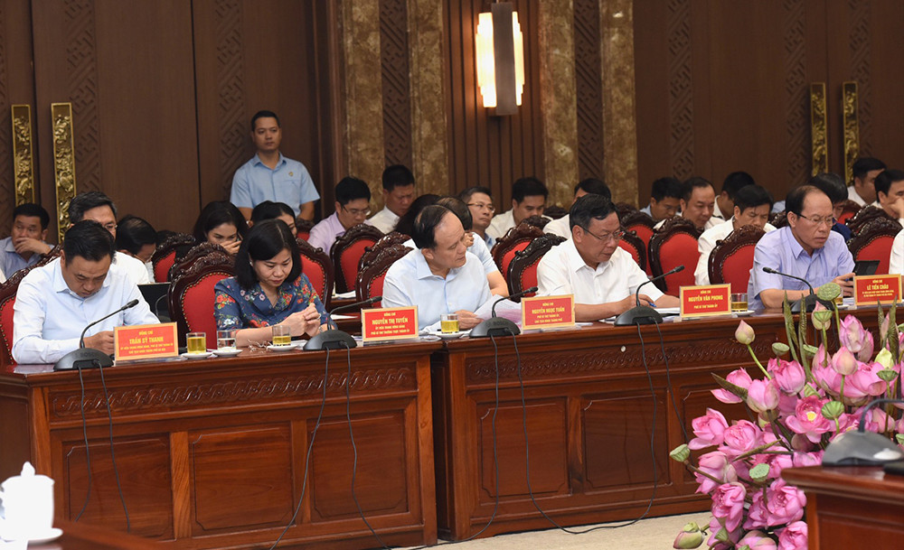 [Ảnh] Thủ tướng Phạm Minh Chính chủ trì Hội nghị Hội đồng điều phối vùng đồng bằng sông Hồng ảnh 12