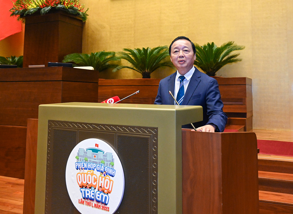 [Ảnh] Phiên họp giả định "Quốc hội trẻ em" lần thứ nhất ảnh 8